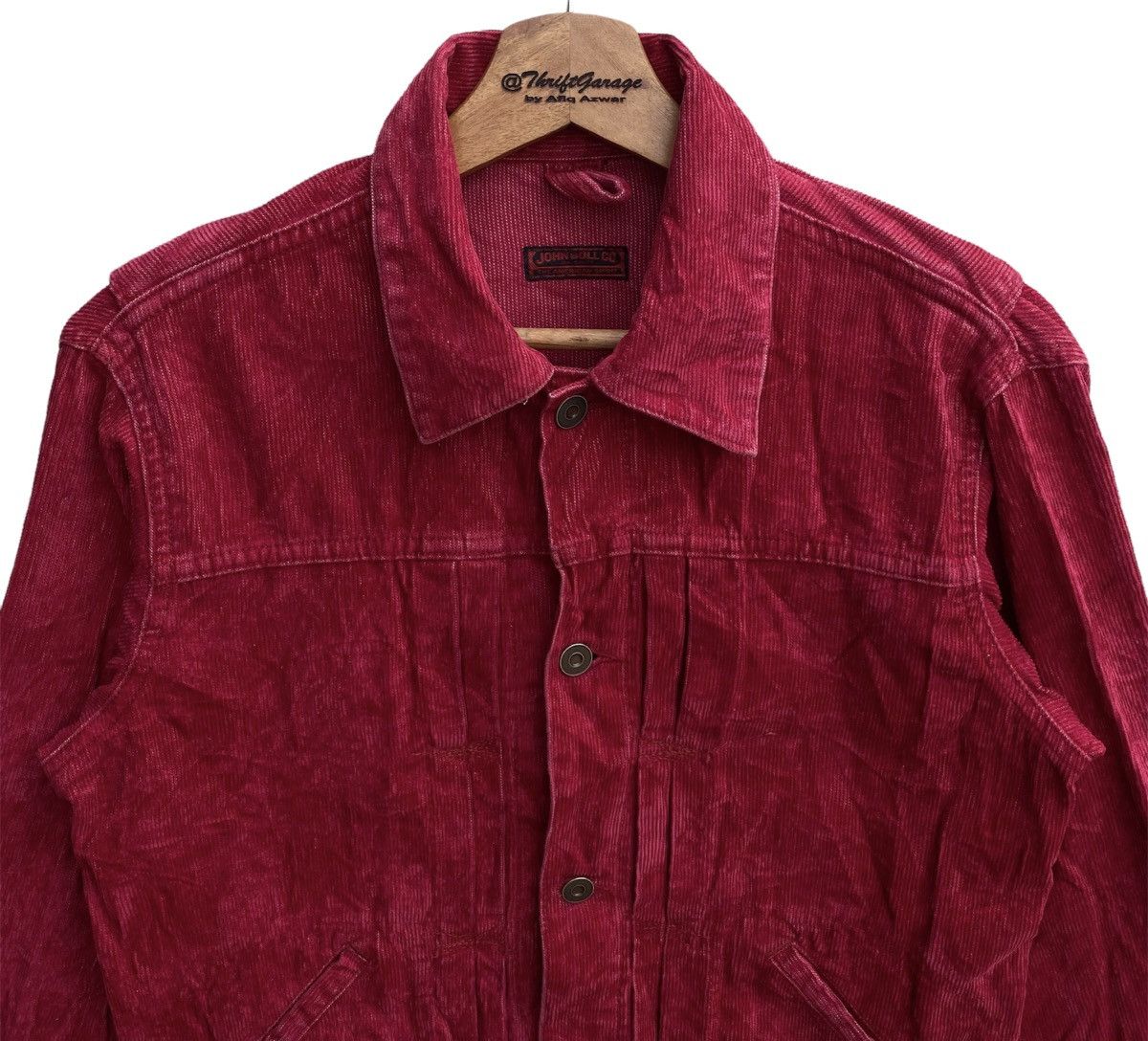Designer × Johnbull × Vintage Vtg John Bull ‘The American Spirit’ Corduroy Denim Jacket Size US M / EU 48-50 / 2 - 4 Thumbnail