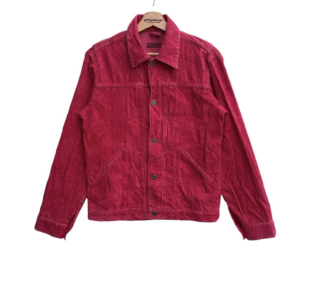 Designer × Johnbull × Vintage Vtg John Bull ‘The American Spirit’ Corduroy Denim Jacket Size US M / EU 48-50 / 2 - 2 Thumbnail