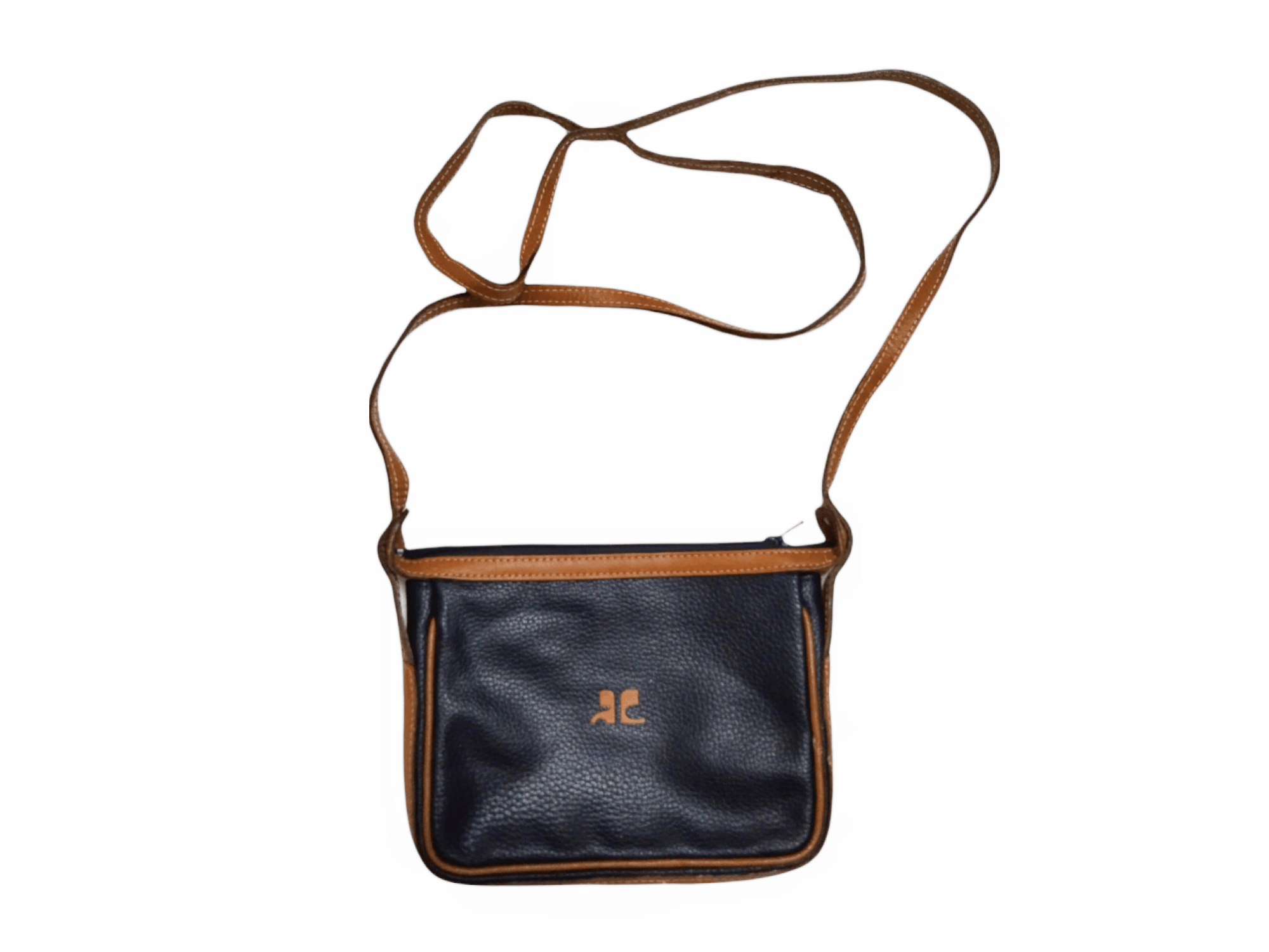 Andre Courreges COURREGES VINTAGE LEATHER MINI CROSSBODY SLING Size ONE SIZE - 3 Thumbnail