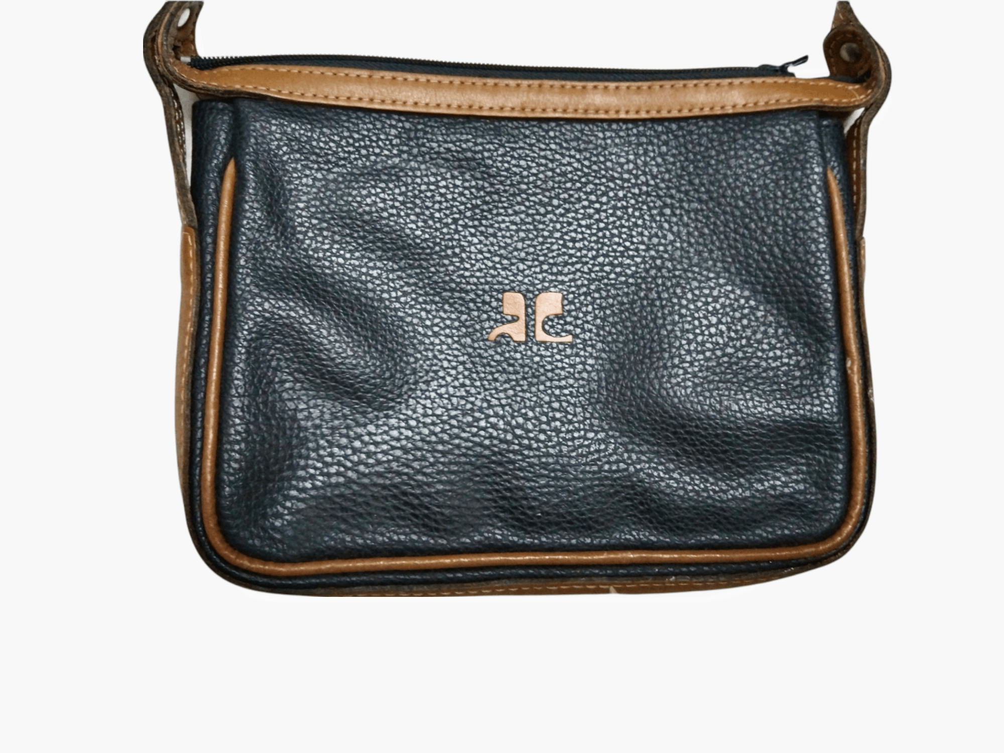 Andre Courreges COURREGES VINTAGE LEATHER MINI CROSSBODY SLING Size ONE SIZE - 2 Thumbnail
