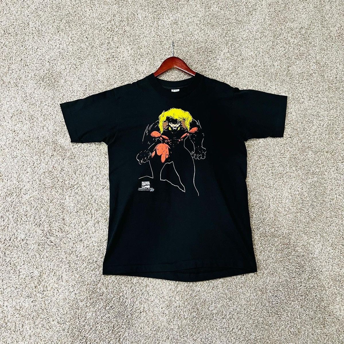 Vintage 90s Marvel Comic Images Sabretooth Tee Shirt