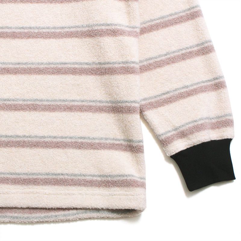 Pleasures PLEASURES Ace Reverse Fleece Crewneck Tan Size US XXL / EU 58 / 5 - 2 Thumbnail