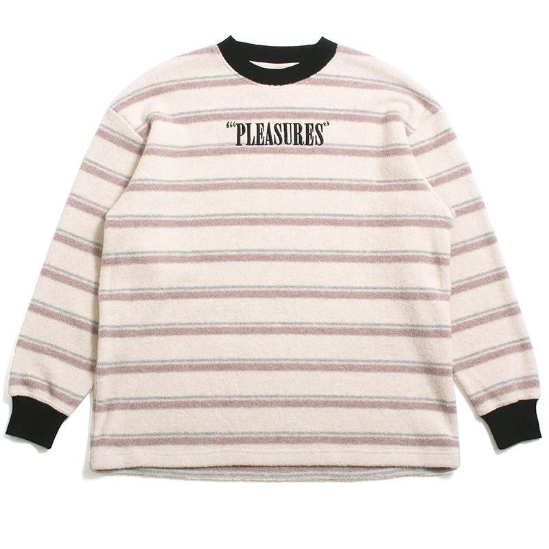 Pleasures PLEASURES Ace Reverse Fleece Crewneck Tan Size US XXL / EU 58 / 5 - 1 Thumbnail
