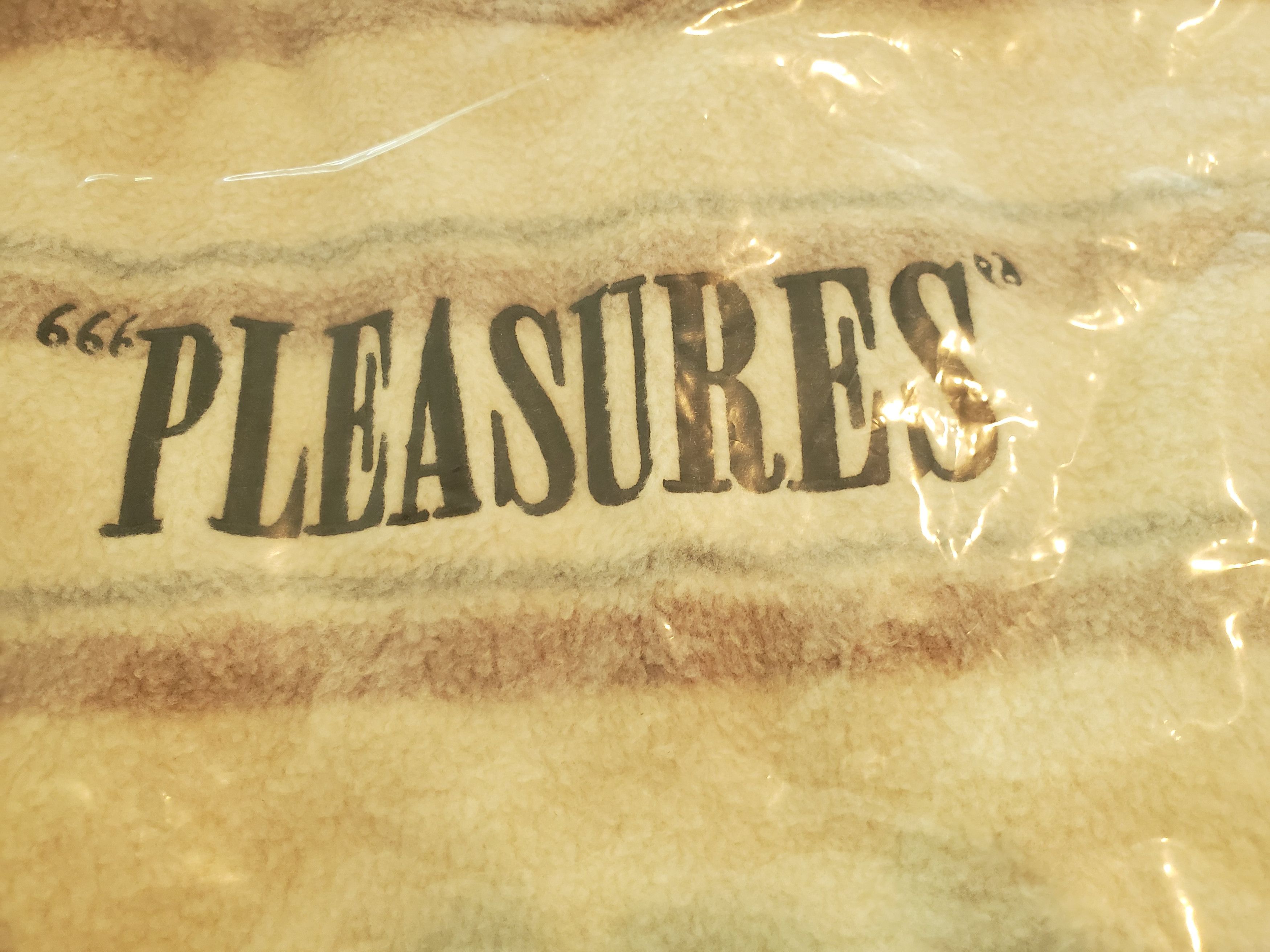 Pleasures PLEASURES Ace Reverse Fleece Crewneck Tan Size US XXL / EU 58 / 5 - 5 Thumbnail