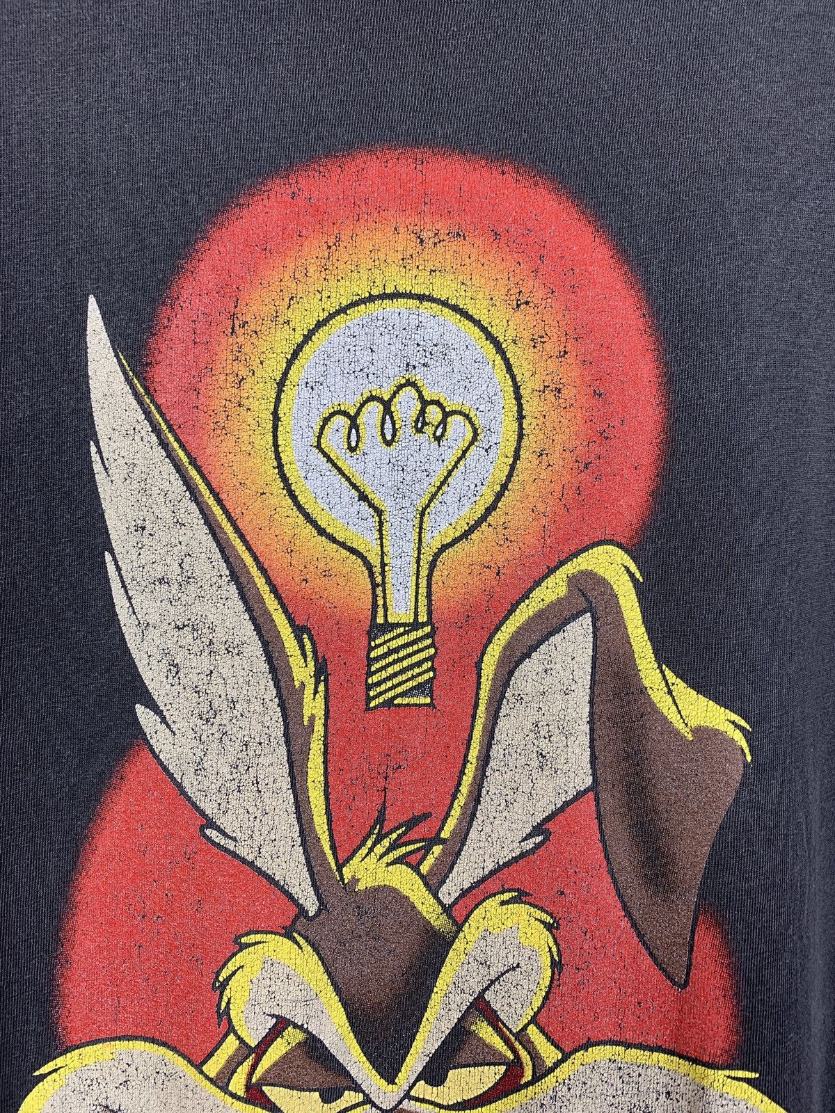 Cartoon Network 1997 Vintage Wile E Coyote Super Genius Warner Bros Faded Size US XL / EU 56 / 4 - 6 Thumbnail