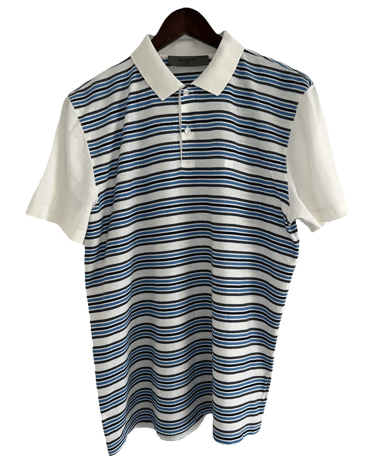 Givenchy Givenchy Classic White Polo Shirt Size US M / EU 48-50 / 2 - 1 Thumbnail