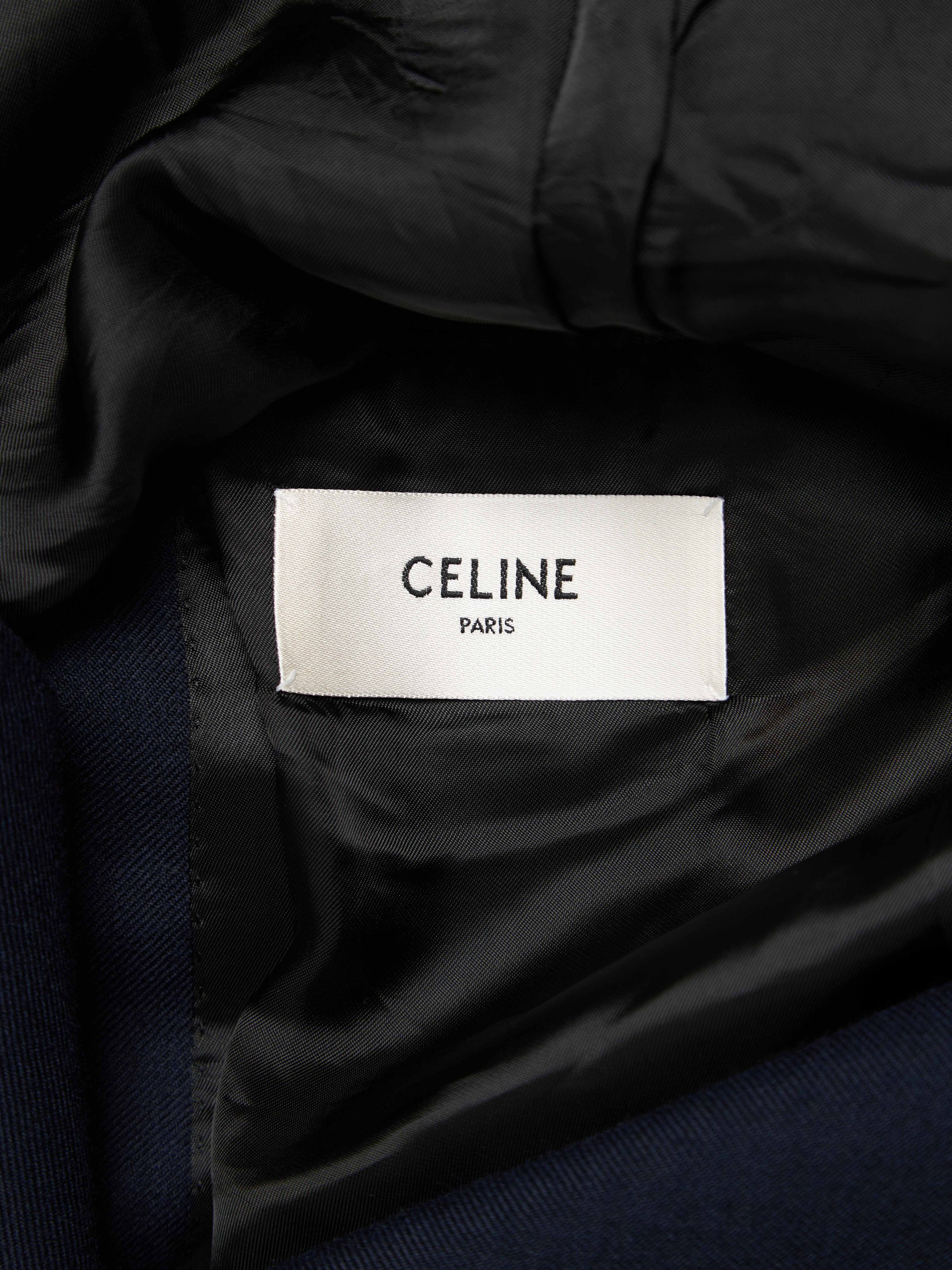 Celine Navy Golden Buttons Blazer Jacket Size US M / EU 48-50 / 2 - 6 Thumbnail