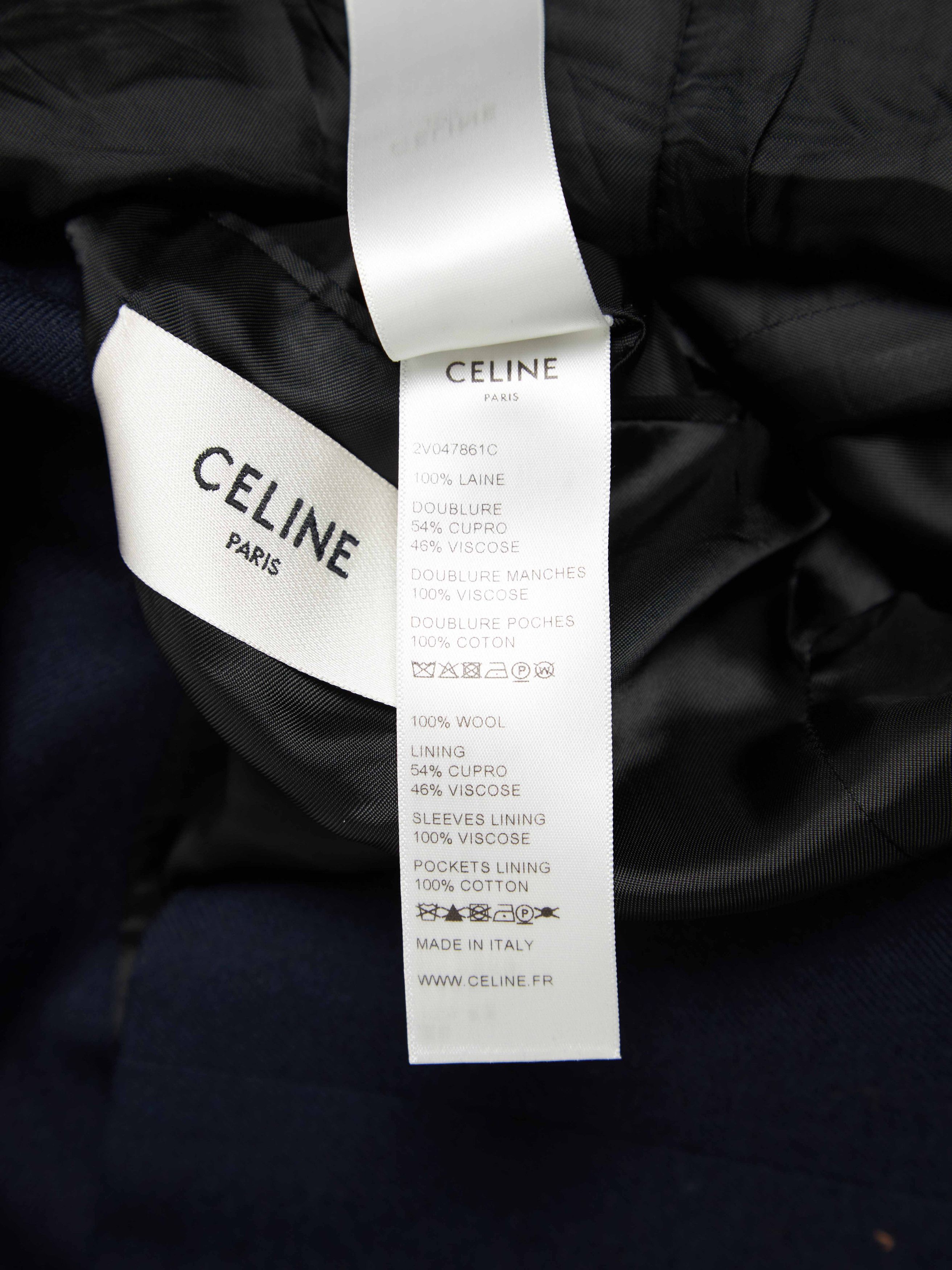 Celine Navy Golden Buttons Blazer Jacket Size US M / EU 48-50 / 2 - 9 Thumbnail