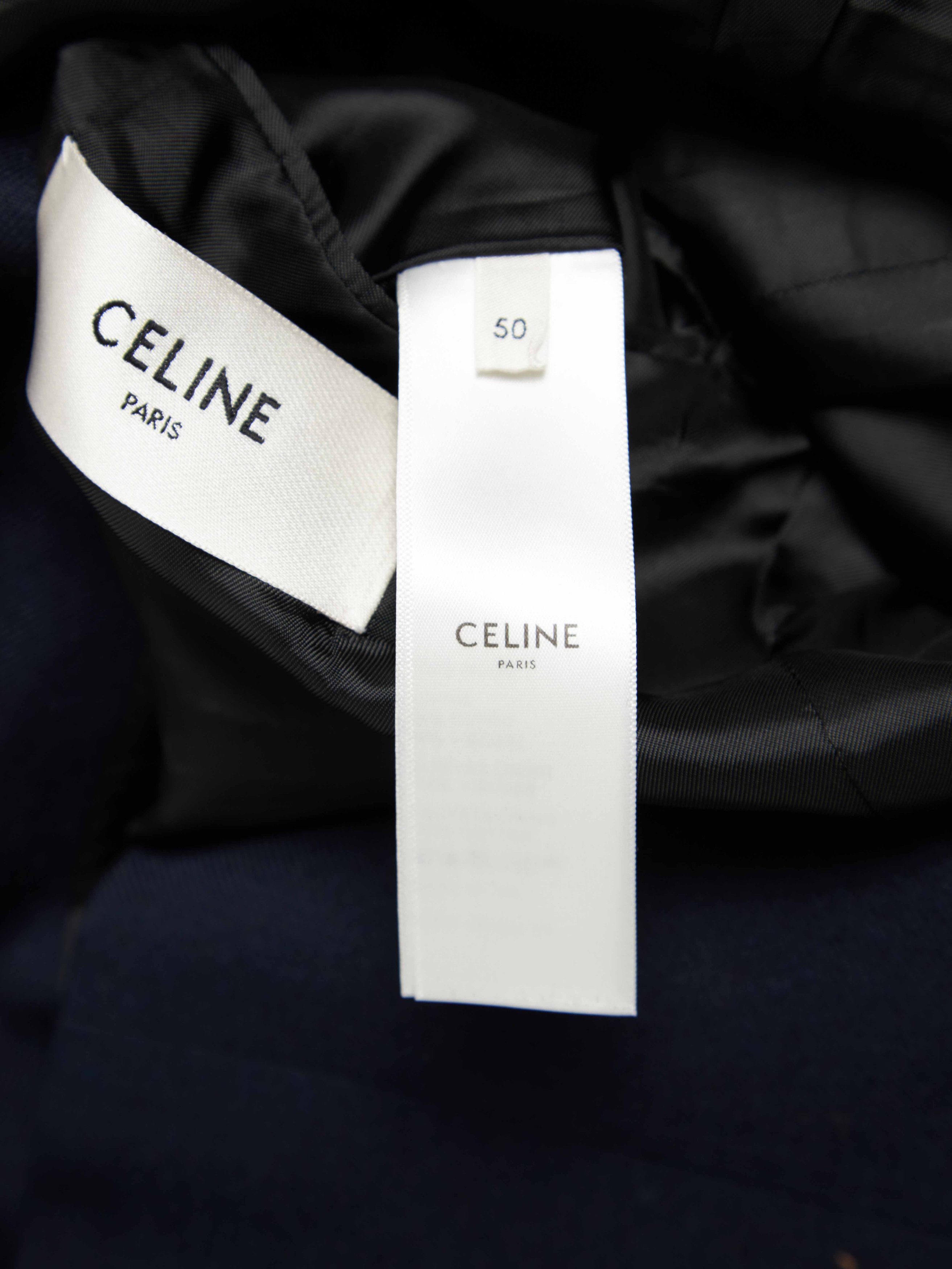 Celine Navy Golden Buttons Blazer Jacket Size US M / EU 48-50 / 2 - 7 Thumbnail