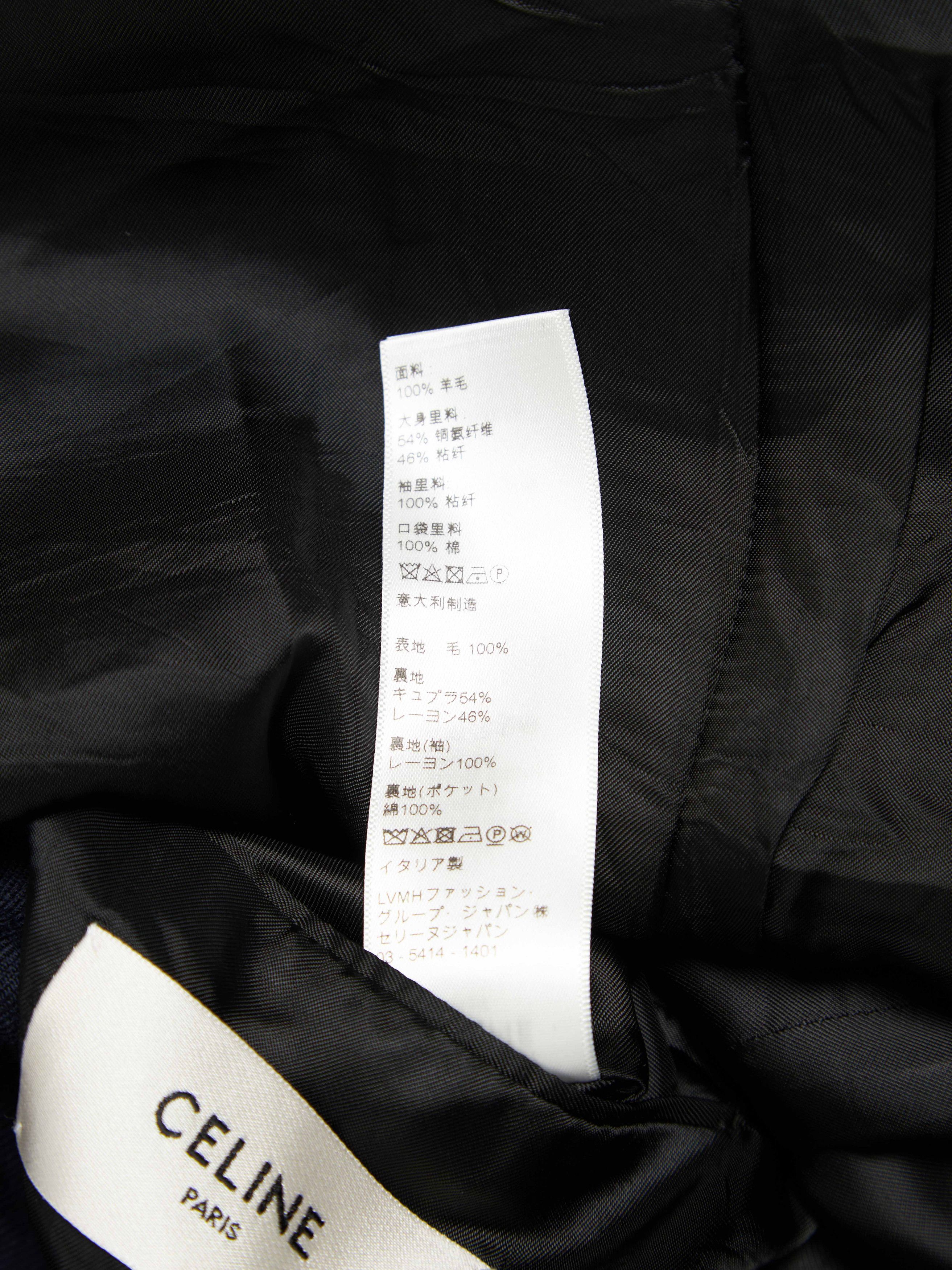 Celine Navy Golden Buttons Blazer Jacket Size US M / EU 48-50 / 2 - 8 Thumbnail
