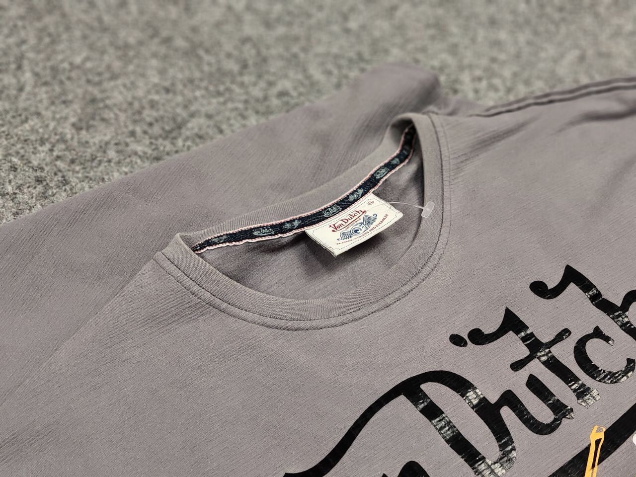 Von Dutch Vintage 90's Von Dutch T-Shirt Grey Big logo Originals Tee Size US XL / EU 56 / 4 - 15 Thumbnail