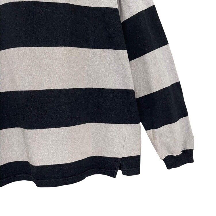 Japanese Brand Polo Rugby Stripe Longsleeve Polo Rugby Shirt Size L Size US L / EU 52-54 / 3 - 5 Thumbnail