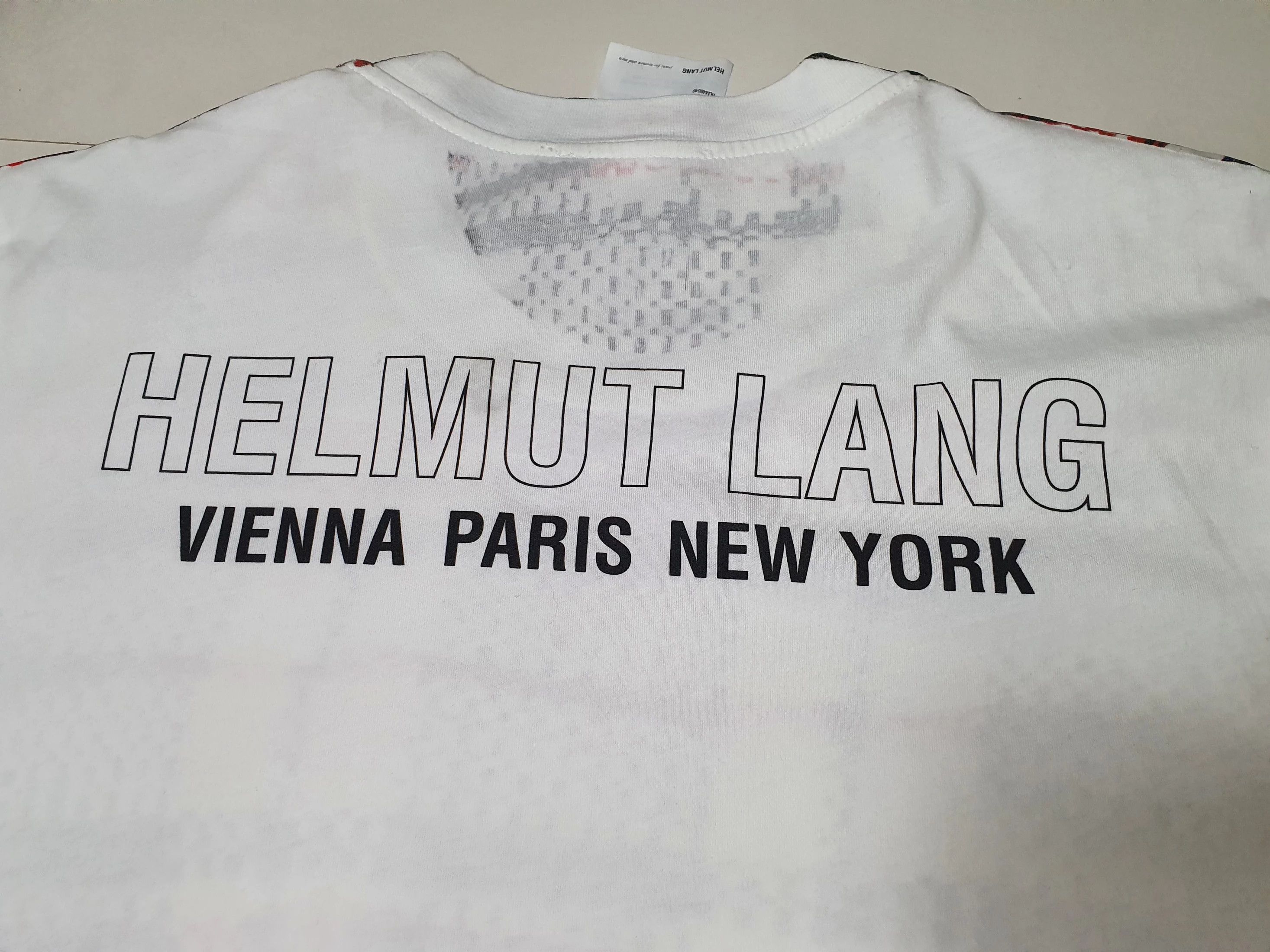 Helmut Lang Helmut Lang back logo t-shirt | Grailed