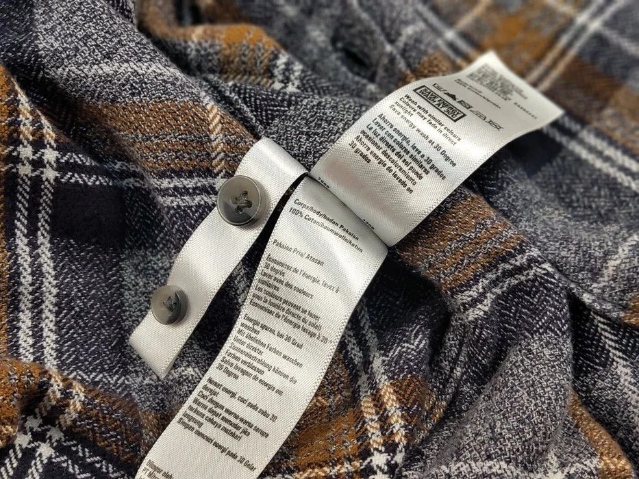 Flannel Vintage Flannel Shirt Checkered brown Travis Scott Style Size US XL / EU 56 / 4 - 10 Thumbnail