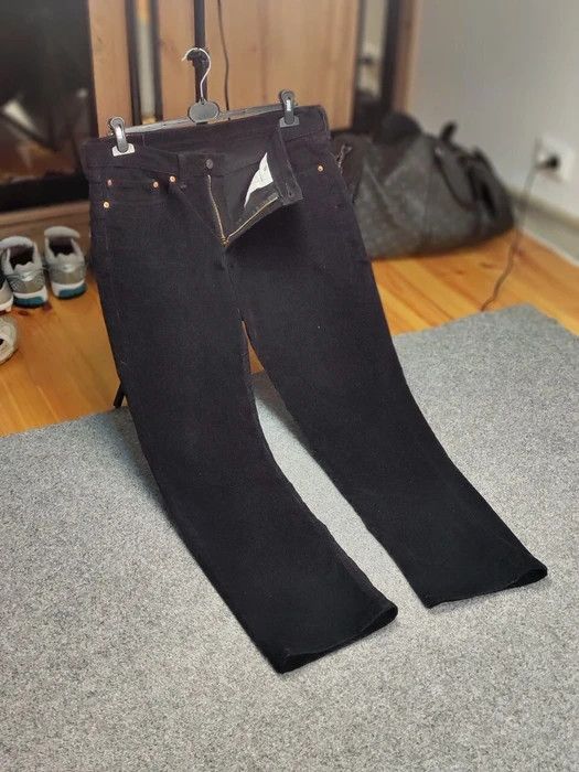 Levi's Vintage Levi’s 514 Black Corduroy Pants Trousers Velvet USA Size US 34 / EU 50 - 10 Thumbnail