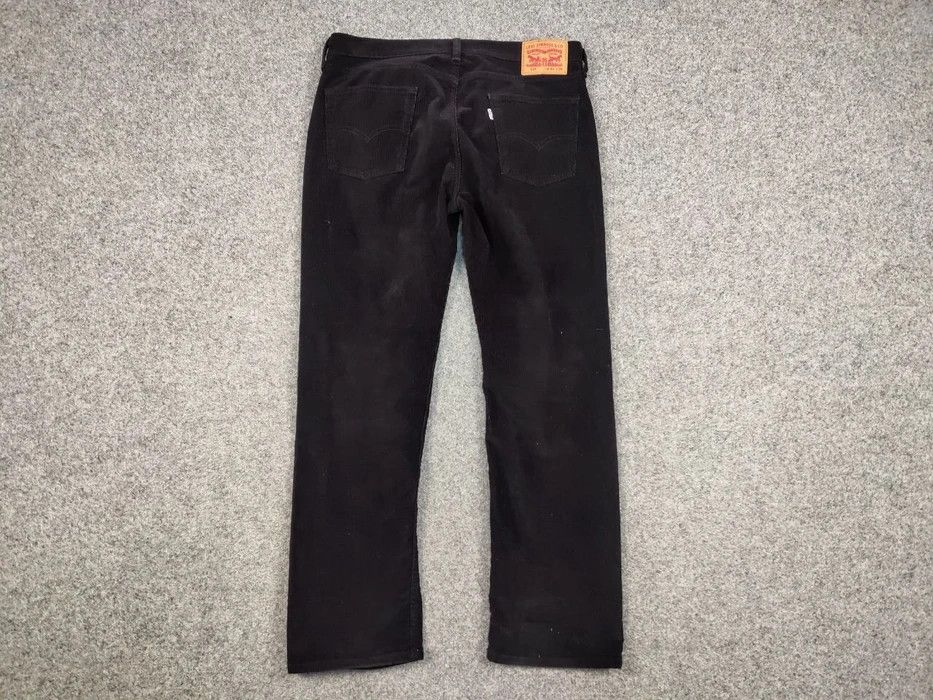 Levi's Vintage Levi’s 514 Black Corduroy Pants Trousers Velvet USA Size US 34 / EU 50 - 7 Thumbnail