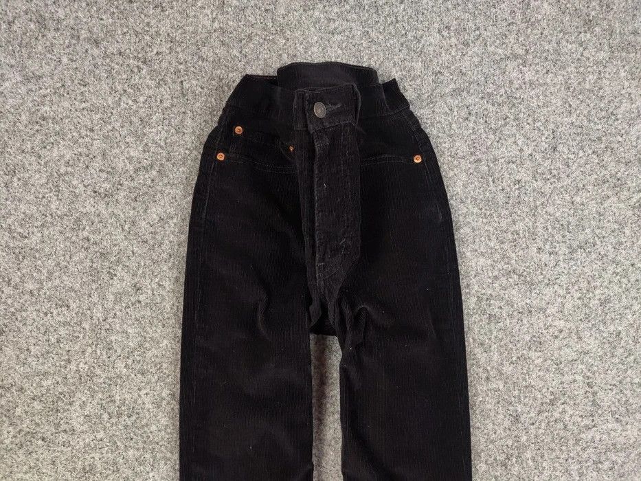 Levi's Vintage Levi’s 514 Black Corduroy Pants Trousers Velvet USA Size US 34 / EU 50 - 3 Thumbnail