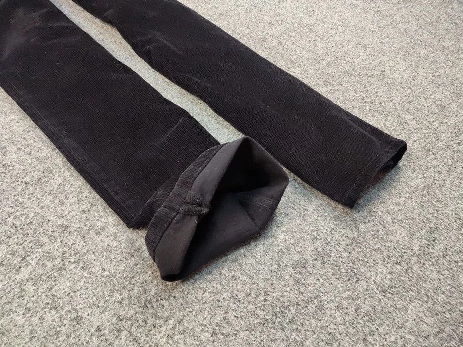 Levi's Vintage Levi’s 514 Black Corduroy Pants Trousers Velvet USA Size US 34 / EU 50 - 4 Thumbnail
