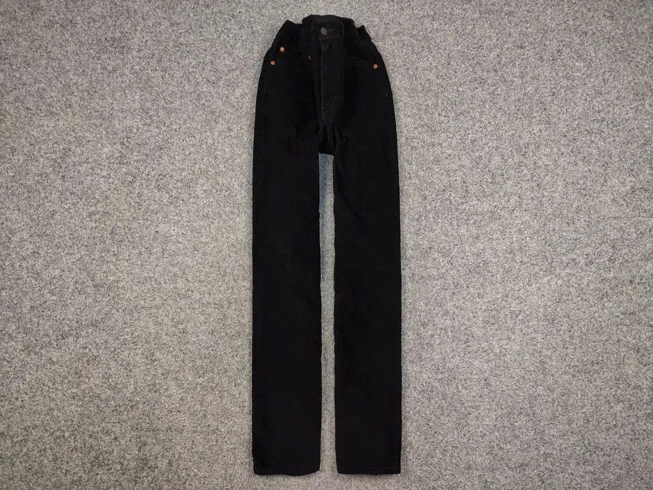 Vintage Levi’s 514 Black Corduroy Pants Trousers Velvet USA