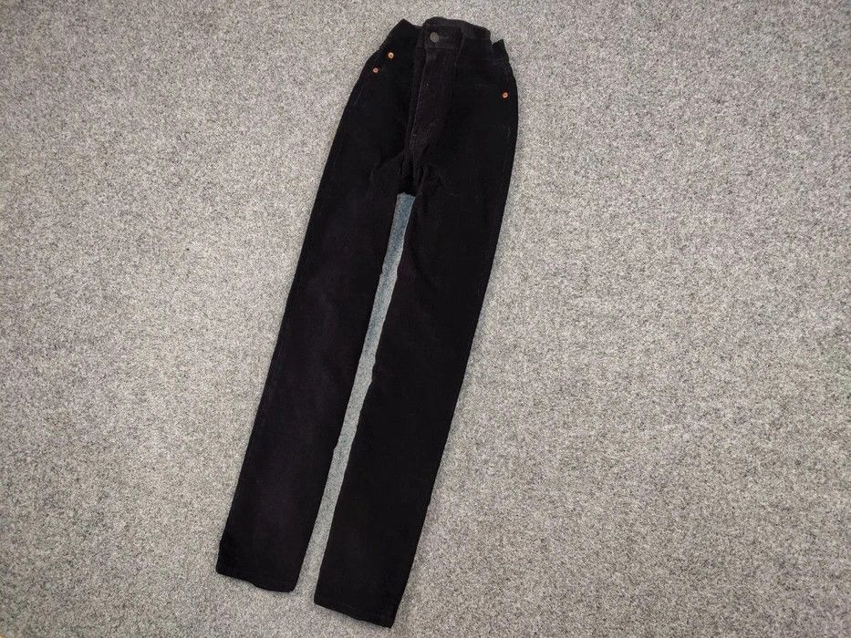 Levi's Vintage Levi’s 514 Black Corduroy Pants Trousers Velvet USA Size US 34 / EU 50 - 2 Thumbnail