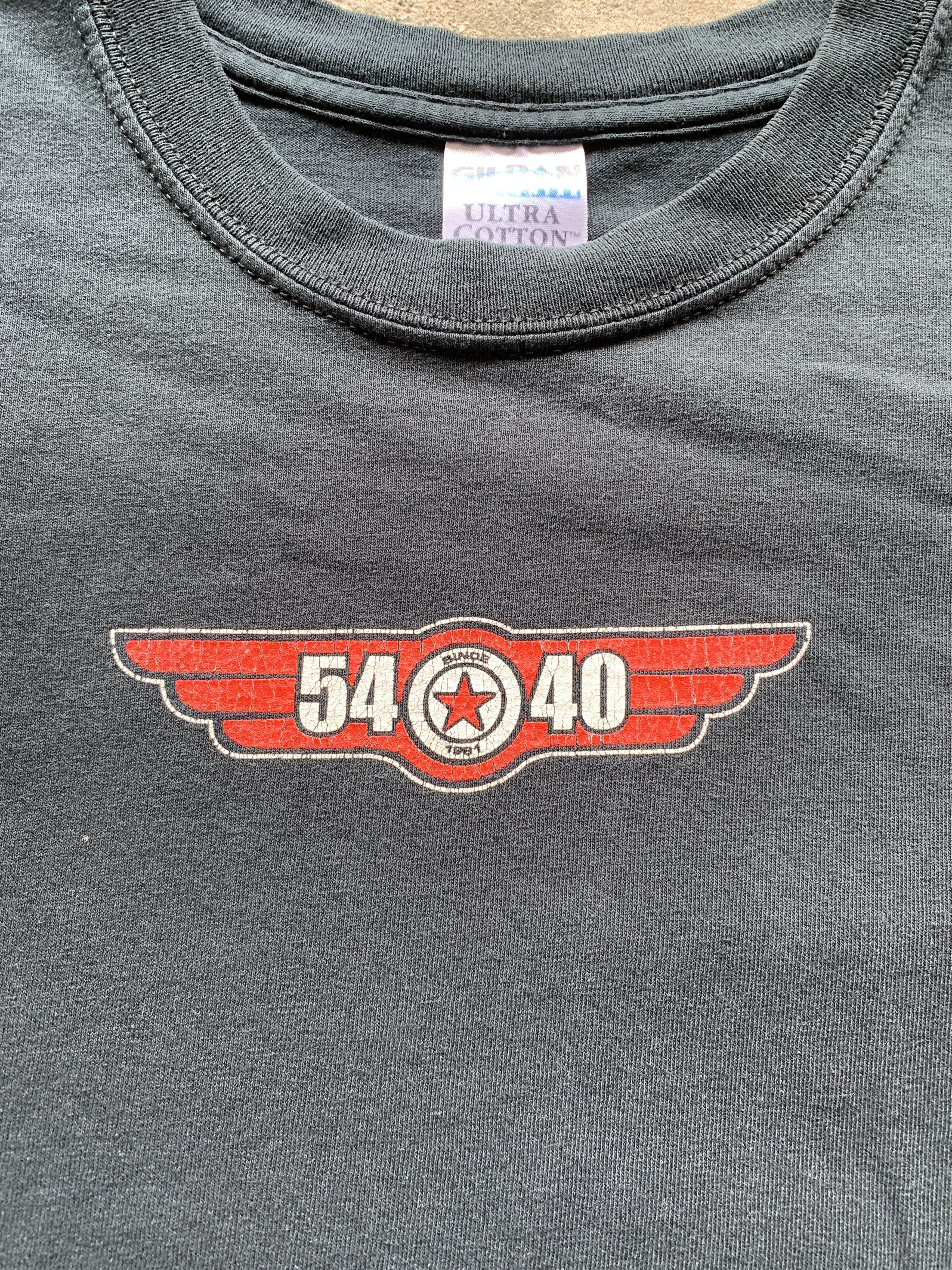 Band Tees × Vintage Vintage 54-40 Band Shirt Size US XL / EU 56 / 4 - 2 Thumbnail