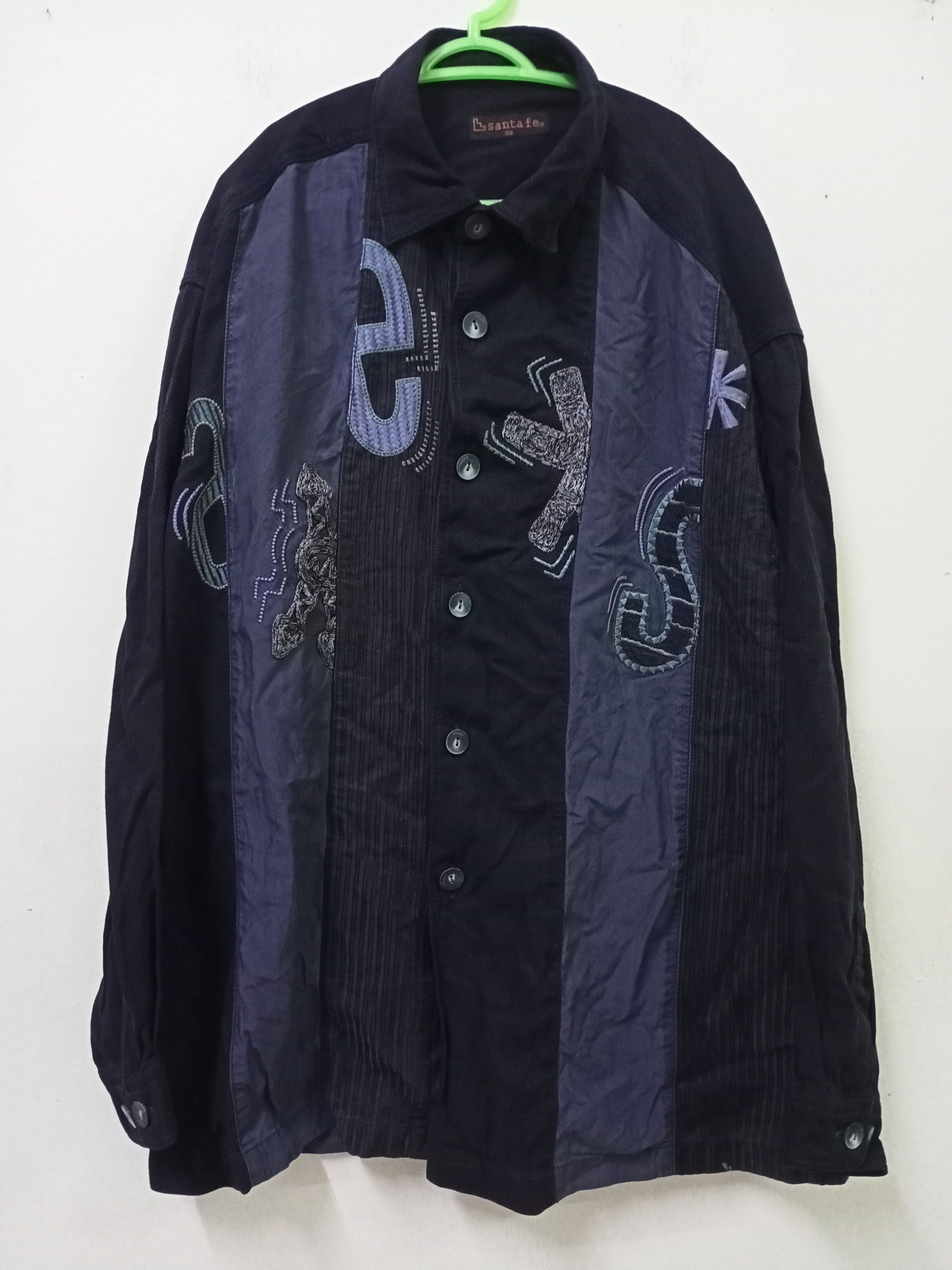 Japanese Brand Vintage Santafe Embroidered Button Up Shirt Size US L / EU 52-54 / 3 - 1 Thumbnail