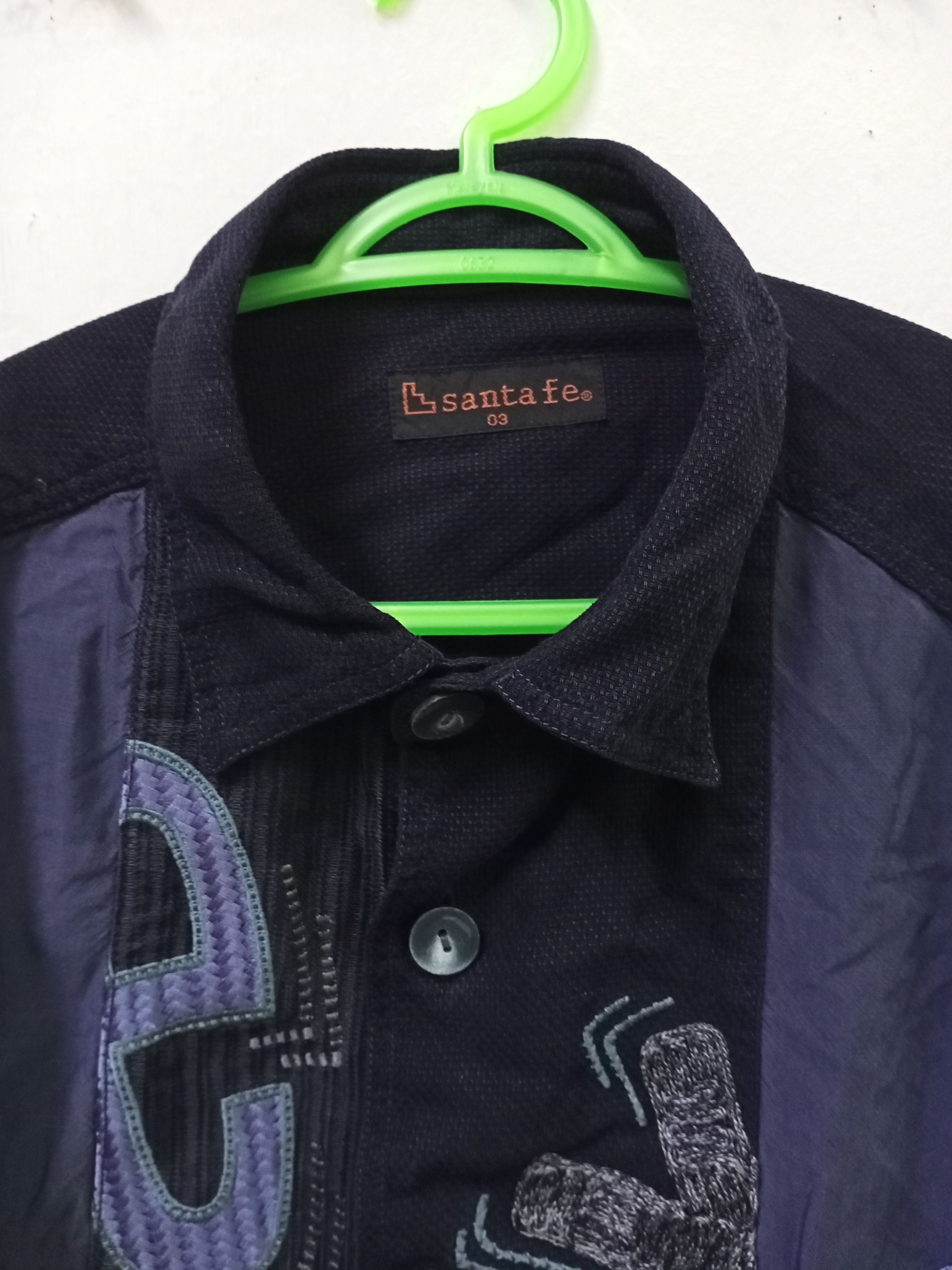 Japanese Brand Vintage Santafe Embroidered Button Up Shirt Size US L / EU 52-54 / 3 - 3 Thumbnail
