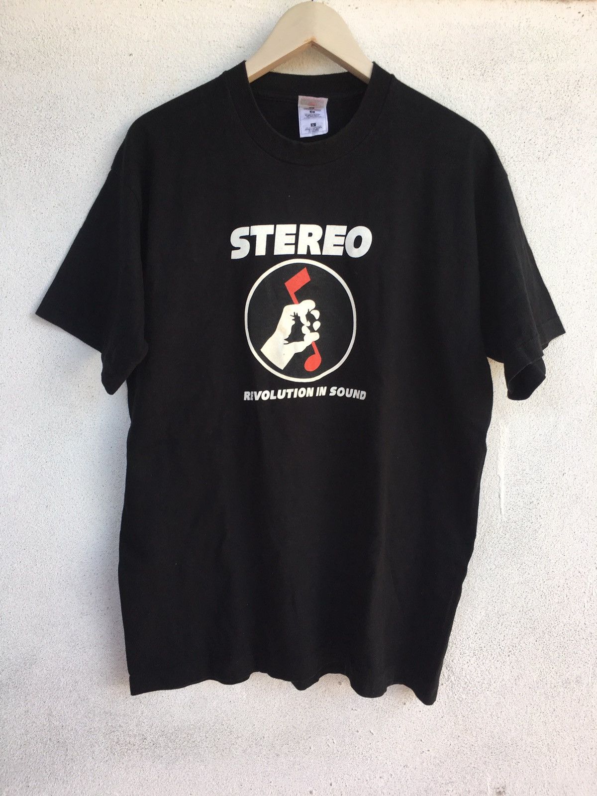Vintage Vintage 90a Stereo Revolution In Sound 90s T Shirt Size US L / EU 52-54 / 3 - 1 Thumbnail