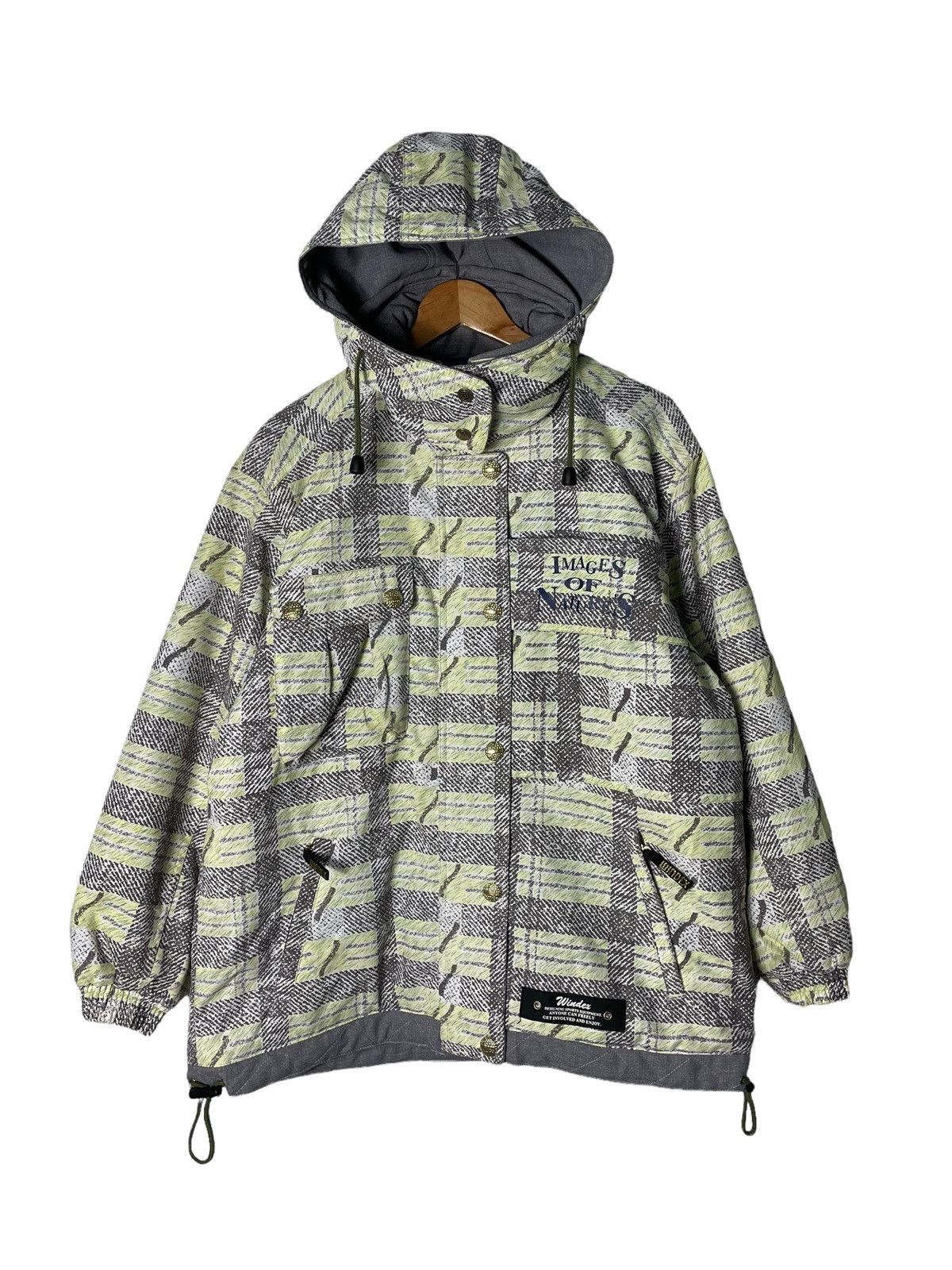 Windex Ski Jacket Japan Ski Wear Abstract