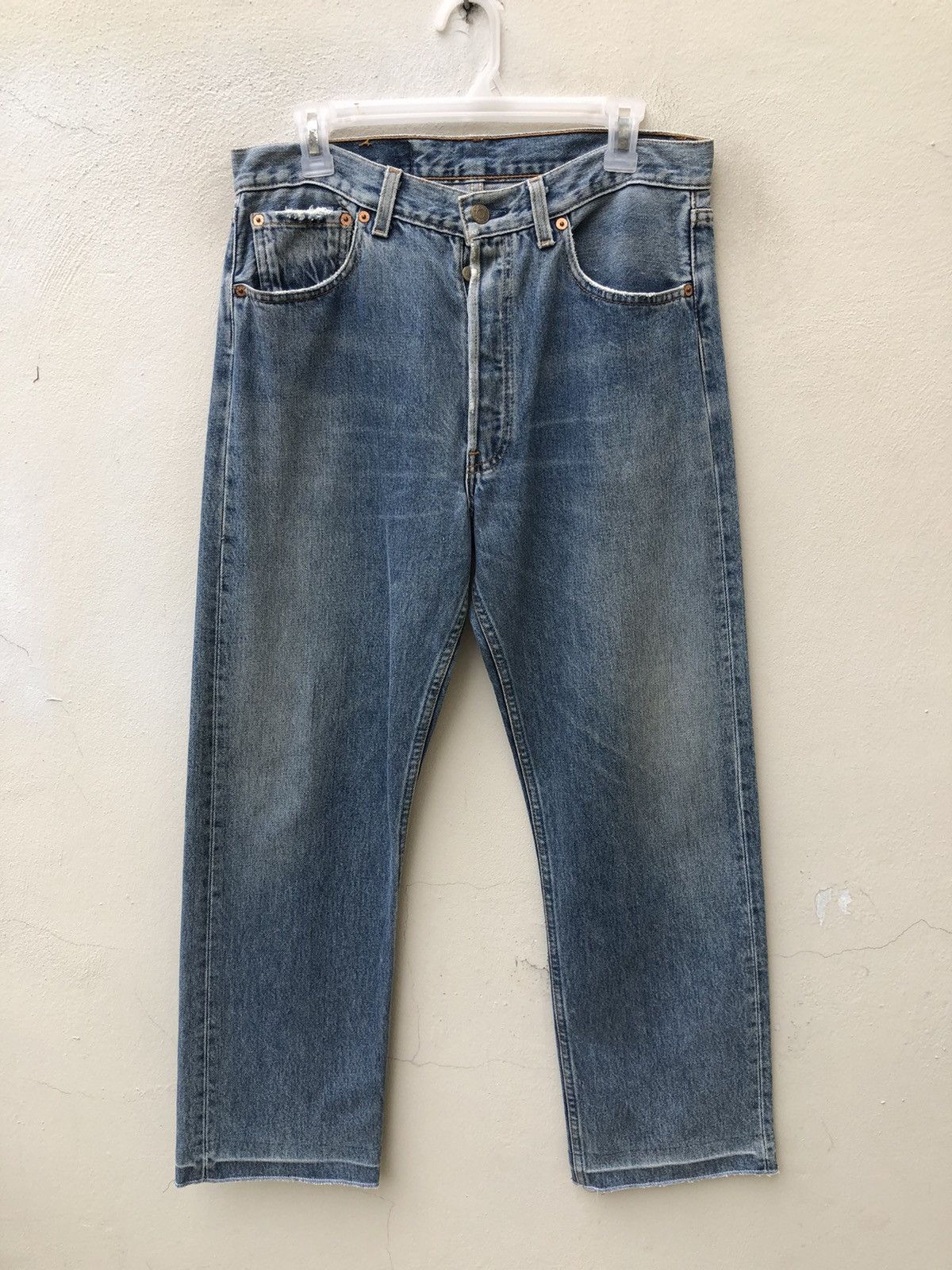 Levi's Vintage 1997 Levi’s 501 Jeans Released Hem Denim Size US 32 / EU 48 - 1 Thumbnail