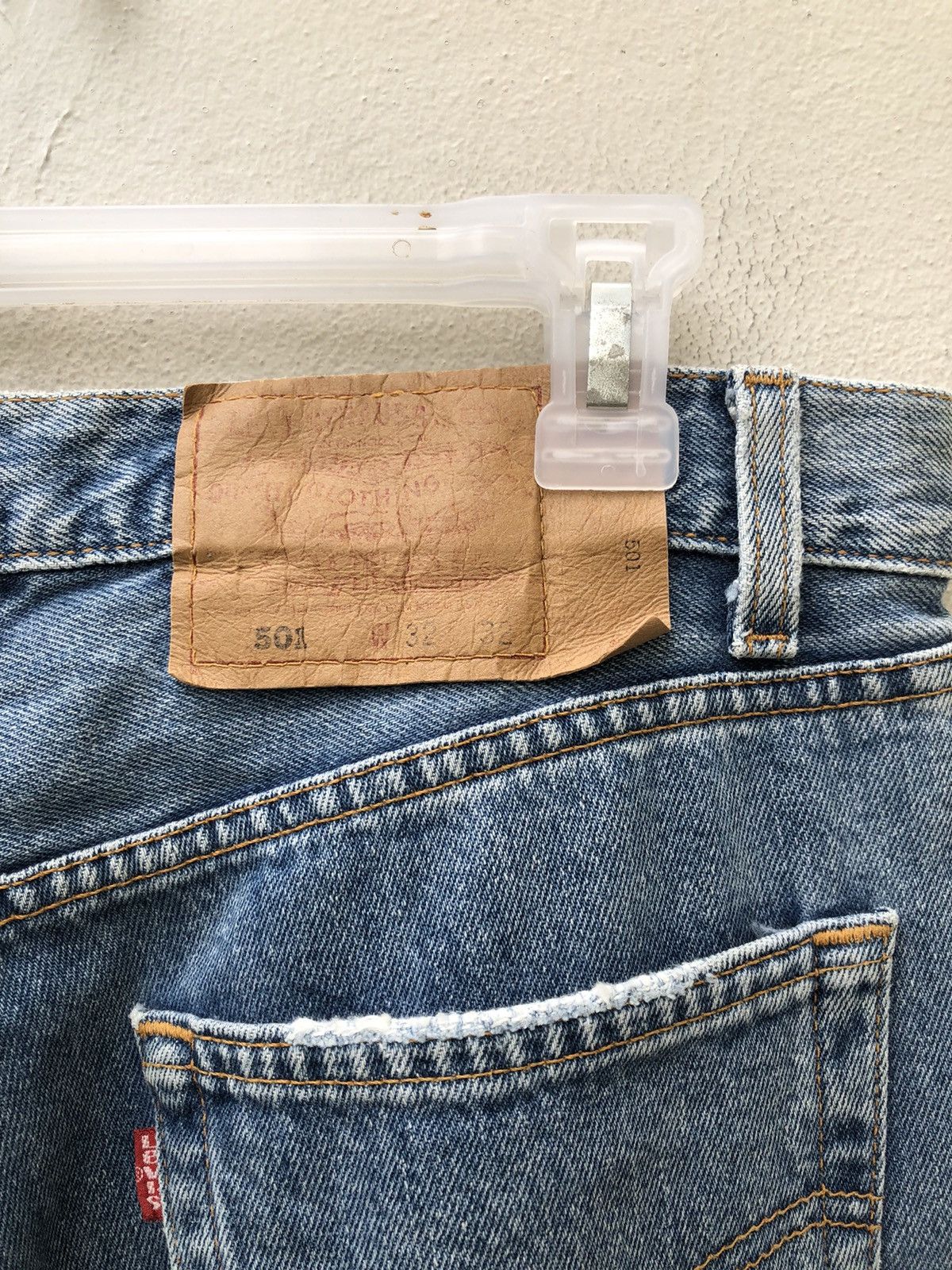 Levi's Vintage 1997 Levi’s 501 Jeans Released Hem Denim Size US 32 / EU 48 - 17 Thumbnail