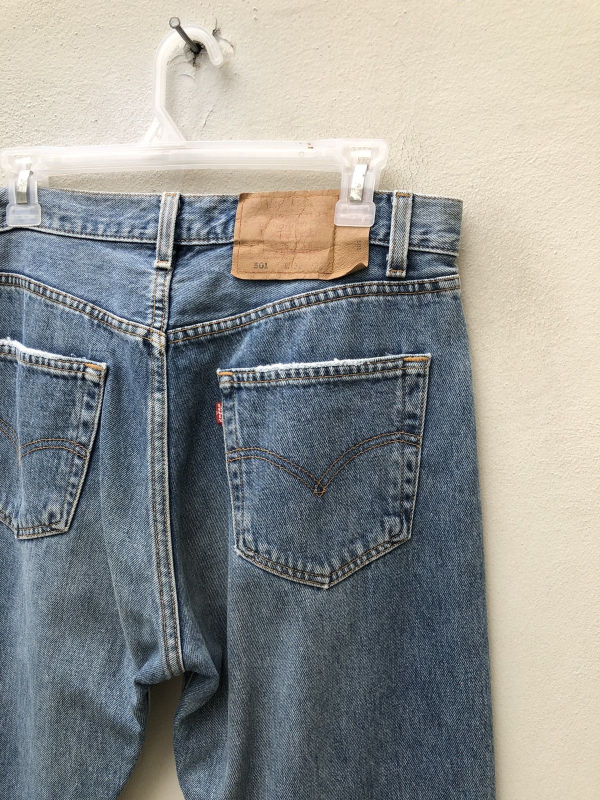 Levi's Vintage 1997 Levi’s 501 Jeans Released Hem Denim Size US 32 / EU 48 - 16 Thumbnail