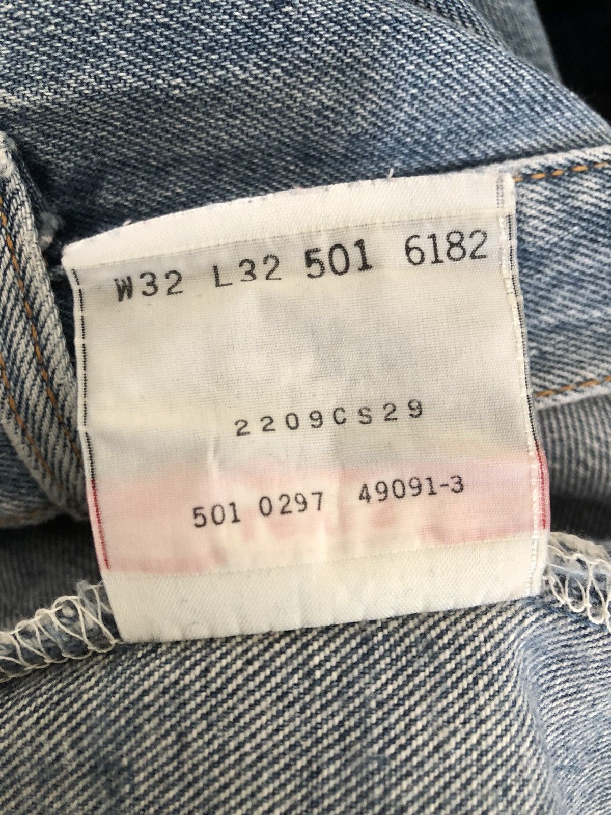 Levi's Vintage 1997 Levi’s 501 Jeans Released Hem Denim Size US 32 / EU 48 - 21 Thumbnail