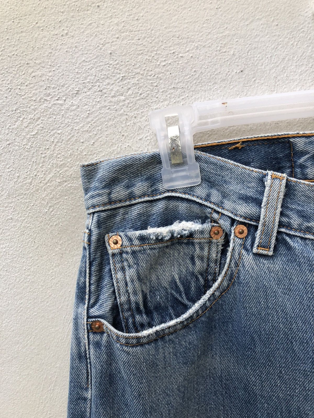 Levi's Vintage 1997 Levi’s 501 Jeans Released Hem Denim Size US 32 / EU 48 - 3 Thumbnail