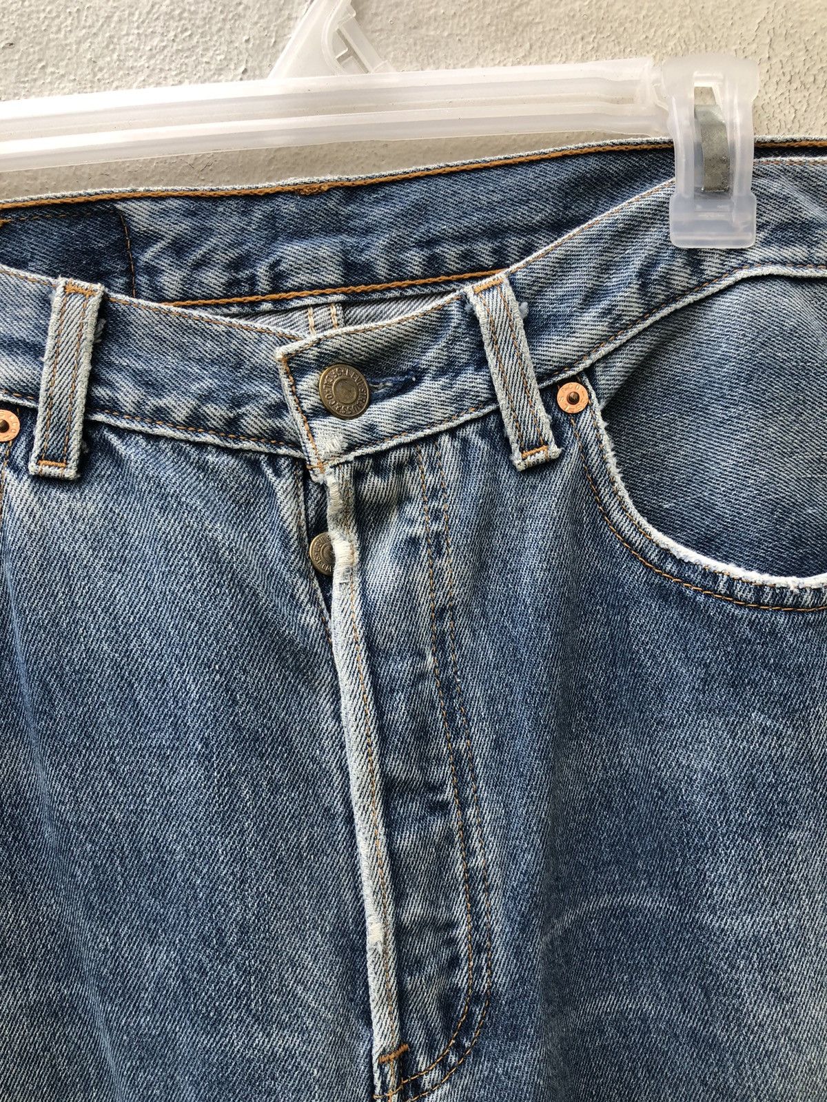 Levi's Vintage 1997 Levi’s 501 Jeans Released Hem Denim Size US 32 / EU 48 - 4 Thumbnail