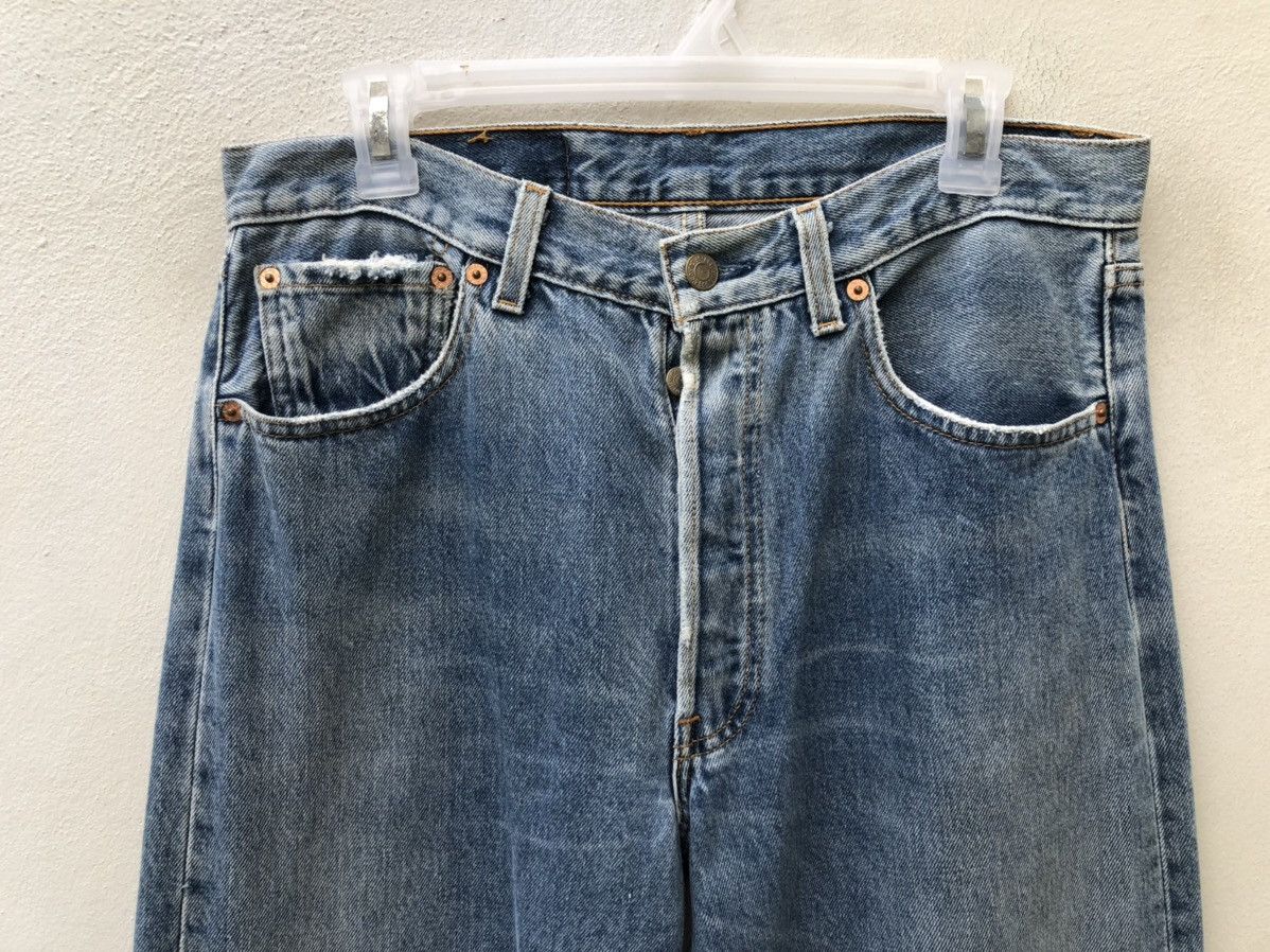 Levi's Vintage 1997 Levi’s 501 Jeans Released Hem Denim Size US 32 / EU 48 - 2 Thumbnail