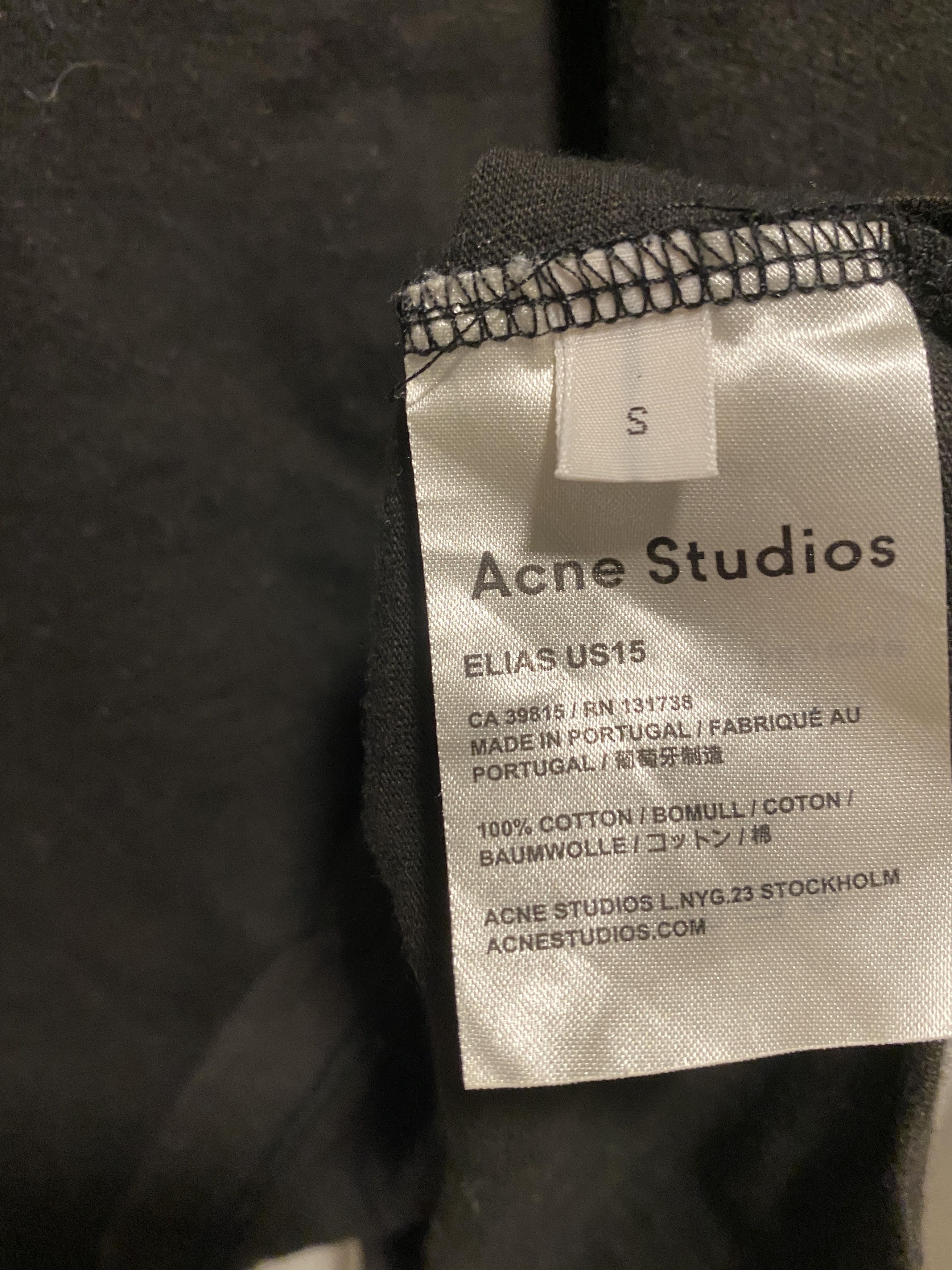 Acne Studios acne studio elias longsleeve shirt 2015 black slub IT46 Size US S / EU 44-46 / 1 - 6 Thumbnail