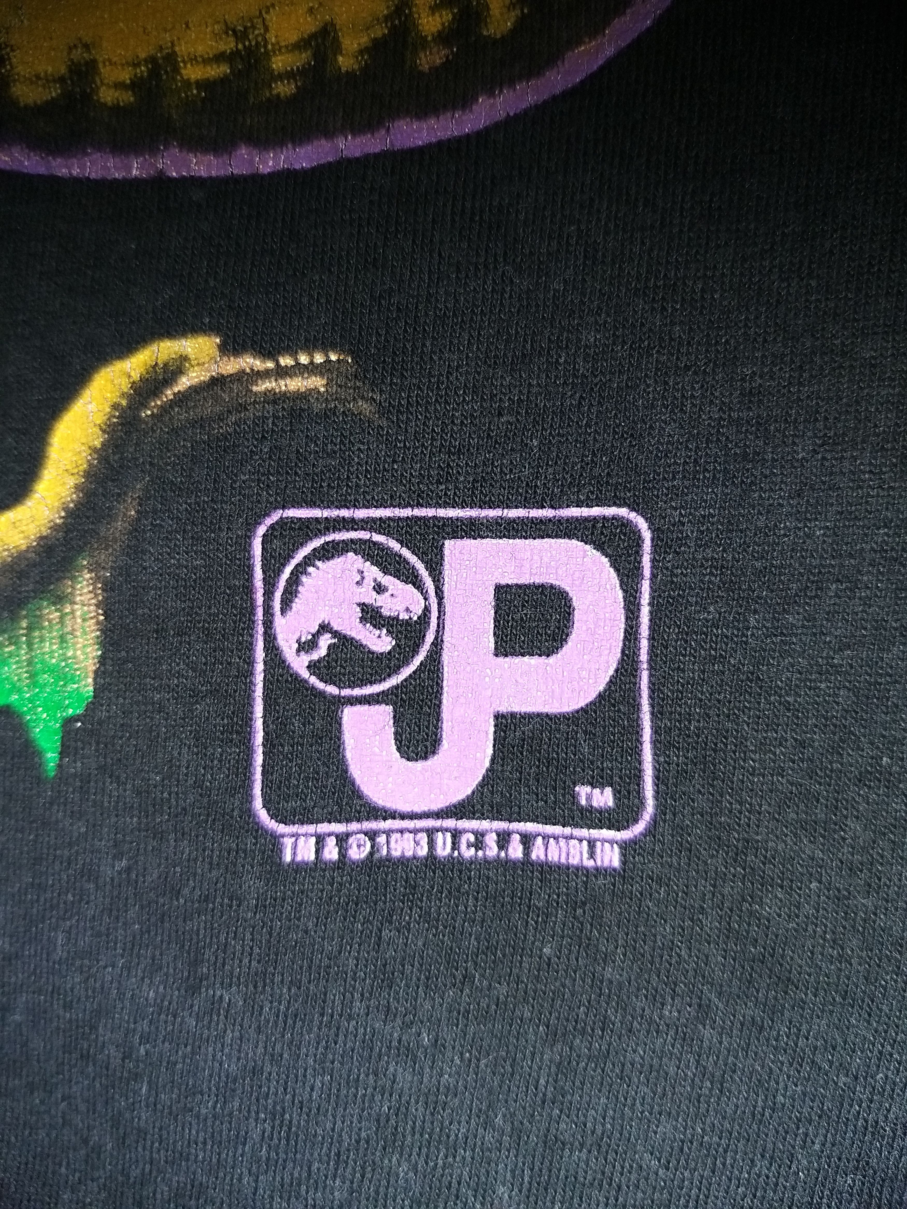 Vintage VINTAGE 90s JURASSIC PARK PROMO FILM 1993 T SHIRT Size US L / EU 52-54 / 3 - 4 Thumbnail