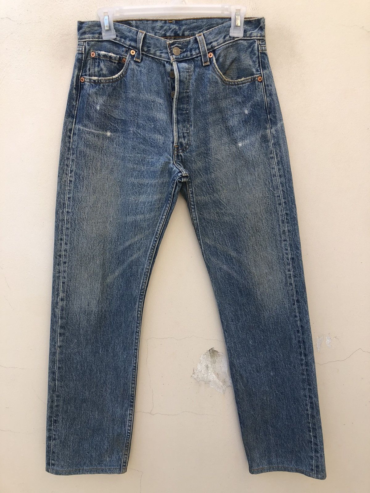 Levi's Vintage Y2K 2000 Levi’s 501 Jeans Distressed Denim Jeans Size US 30 / EU 46 - 3 Thumbnail