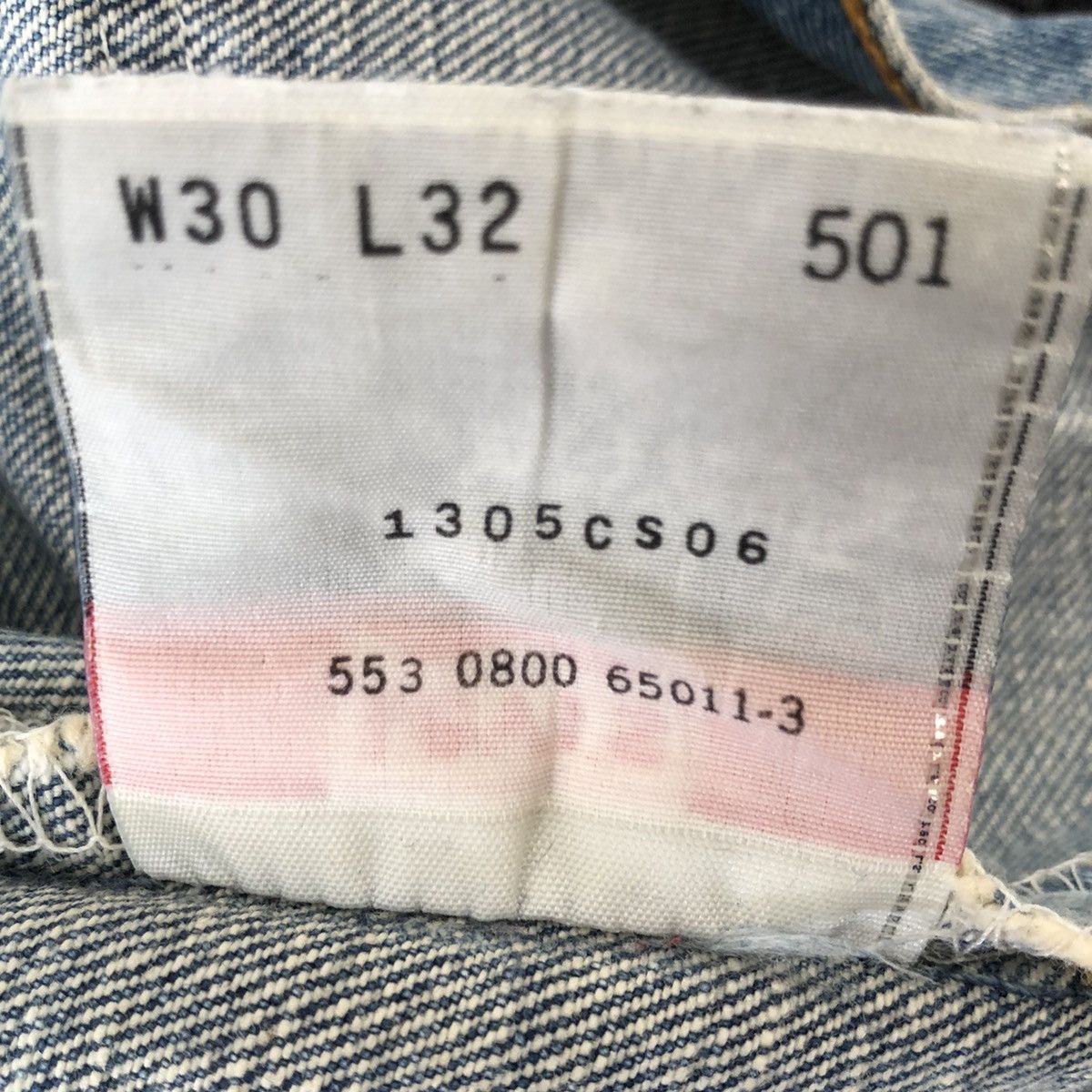 Levi's Vintage Y2K 2000 Levi’s 501 Jeans Distressed Denim Jeans Size US 30 / EU 46 - 21 Thumbnail