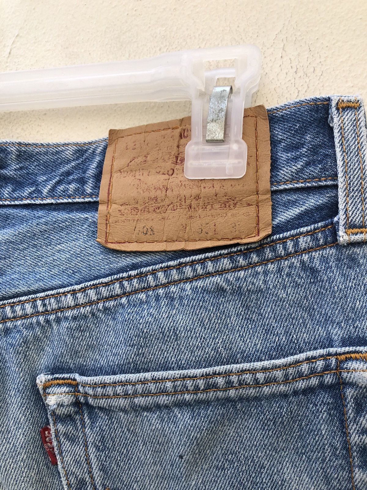 Levi's Vintage 1996 Levi’s 501 Jeans Distressed Ageing Denim Size US 30 / EU 46 - 18 Thumbnail