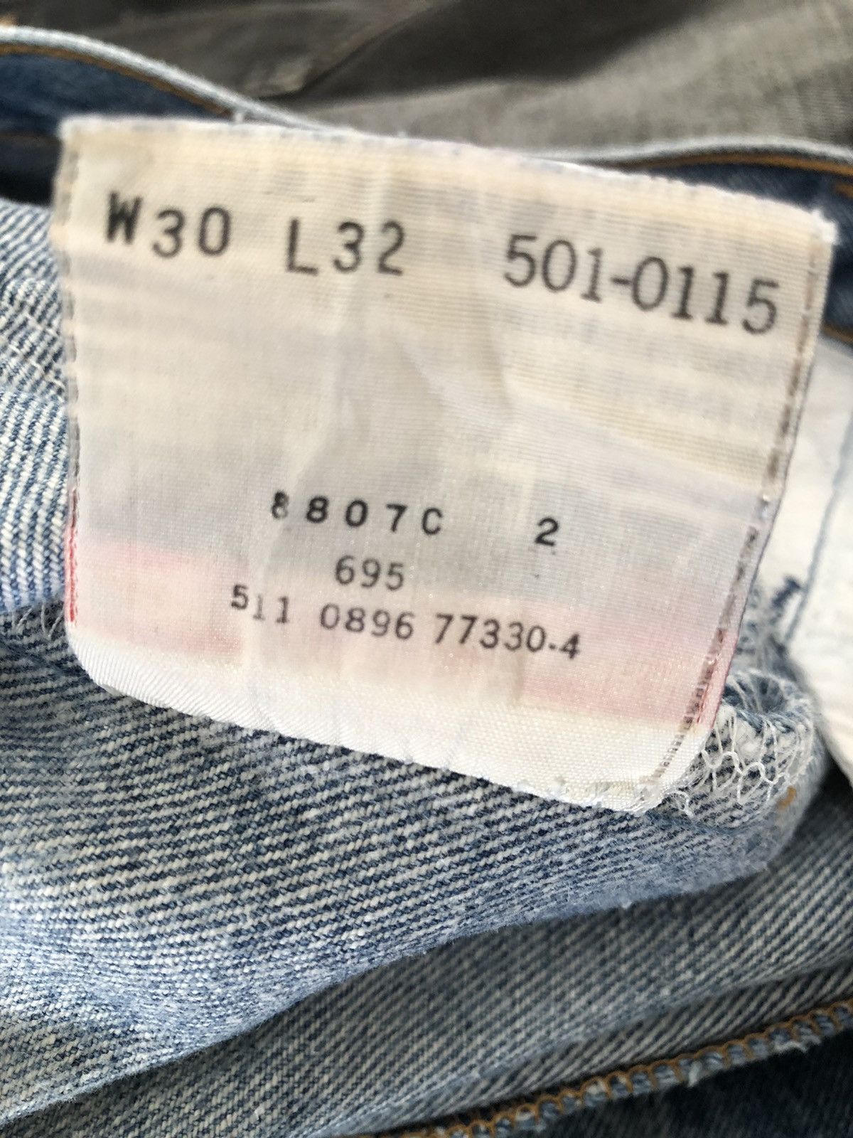 Levi's Vintage 1996 Levi’s 501 Jeans Distressed Ageing Denim Size US 30 / EU 46 - 23 Thumbnail