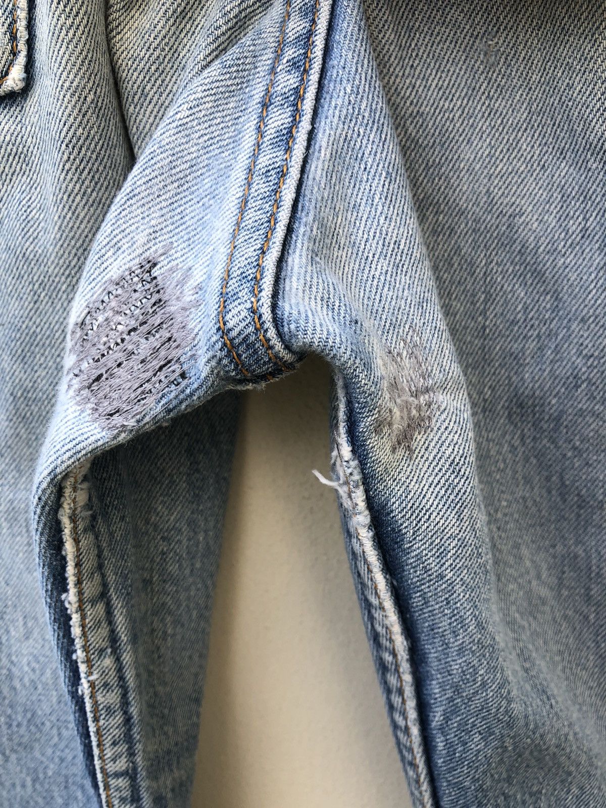 Levi's Vintage 1996 Levi’s 501 Jeans Distressed Ageing Denim Size US 30 / EU 46 - 21 Thumbnail