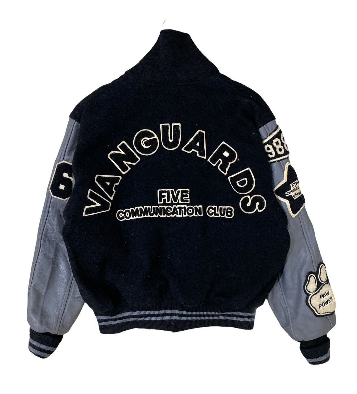 Japanese Brand 🌟 RARE VANGUARDS 5C CLUB WOOL LEATHER PATCHES VARSITY JACKET Size US M / EU 48-50 / 2 - 2 Thumbnail