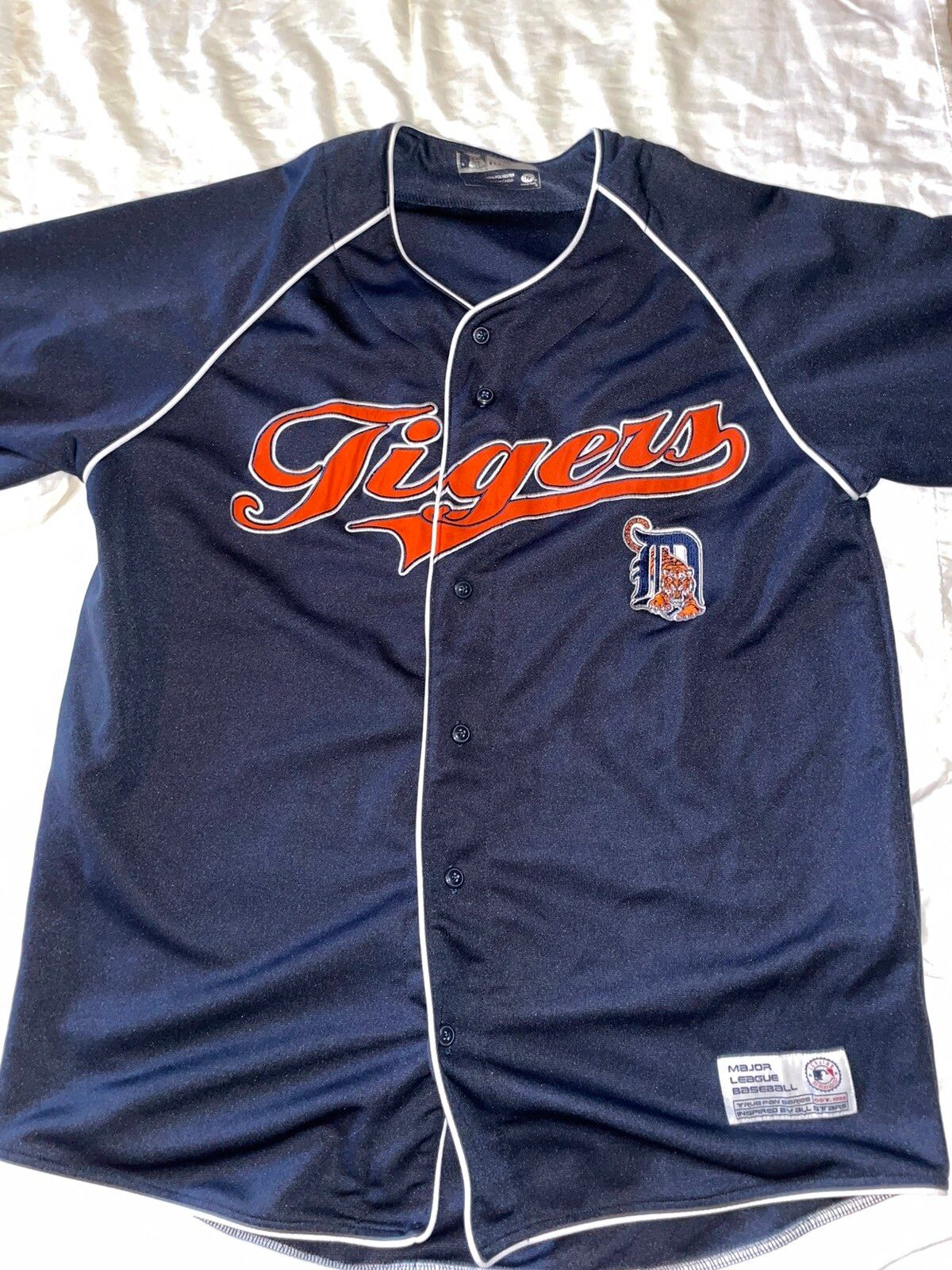 Genuine Merchandise By True Fan Vintage Detroit Tigers Jersey True Fan Size US L / EU 52-54 / 3 - 1 Preview