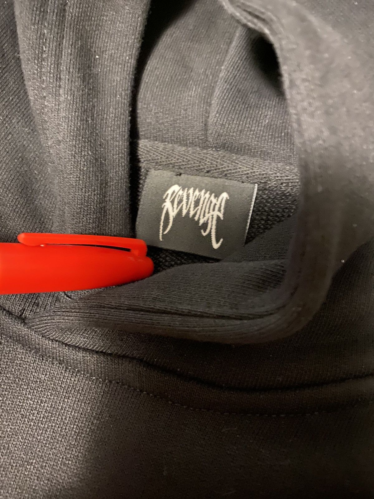 Revenge Red Embroidered Revenge Hoodie Size US S / EU 44-46 / 1 - 3 Thumbnail