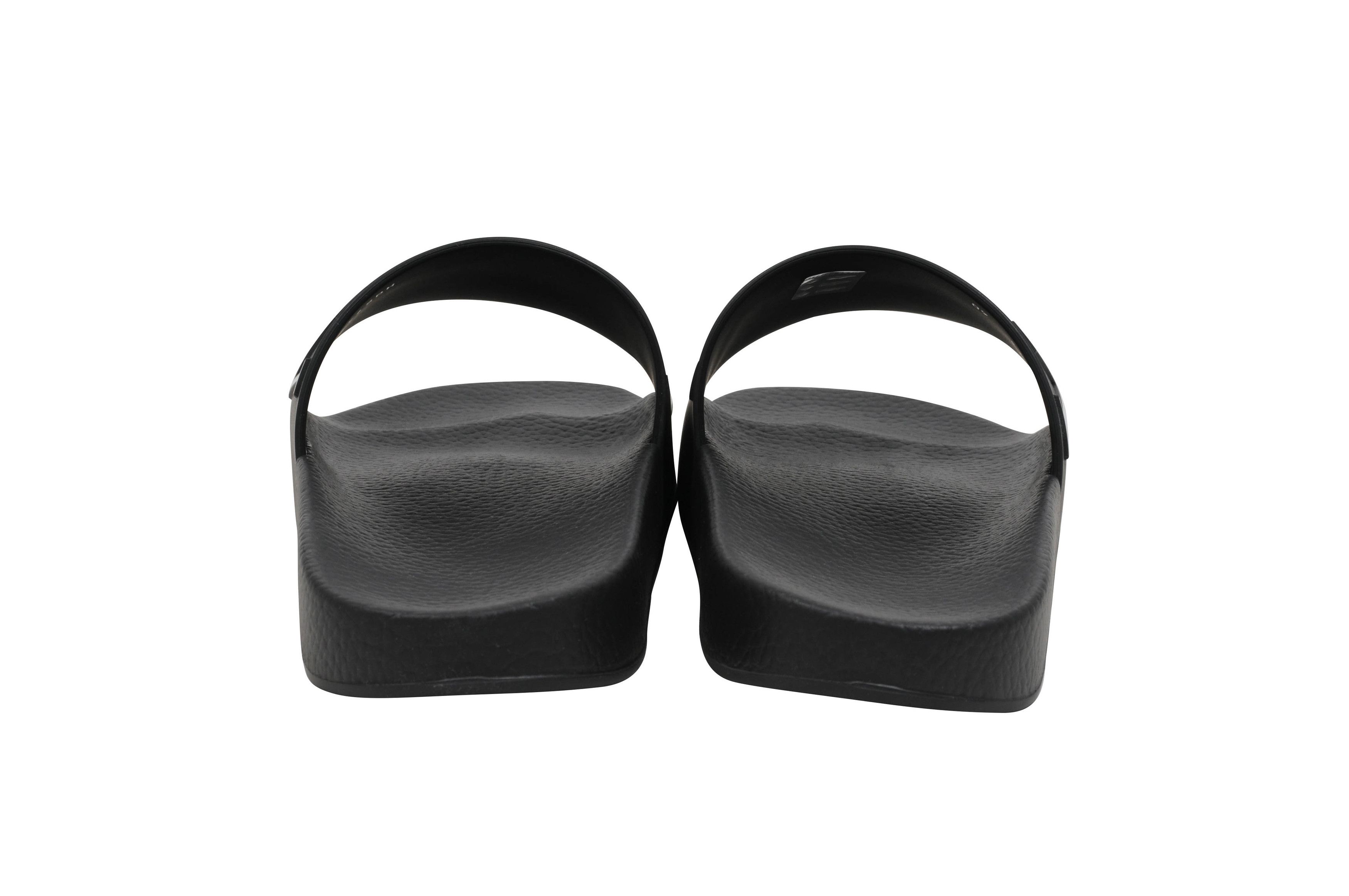 Valentino Black White VLTN Logo Sandals Slides - 00592-B Size US 7 / EU 40 - 6 Thumbnail