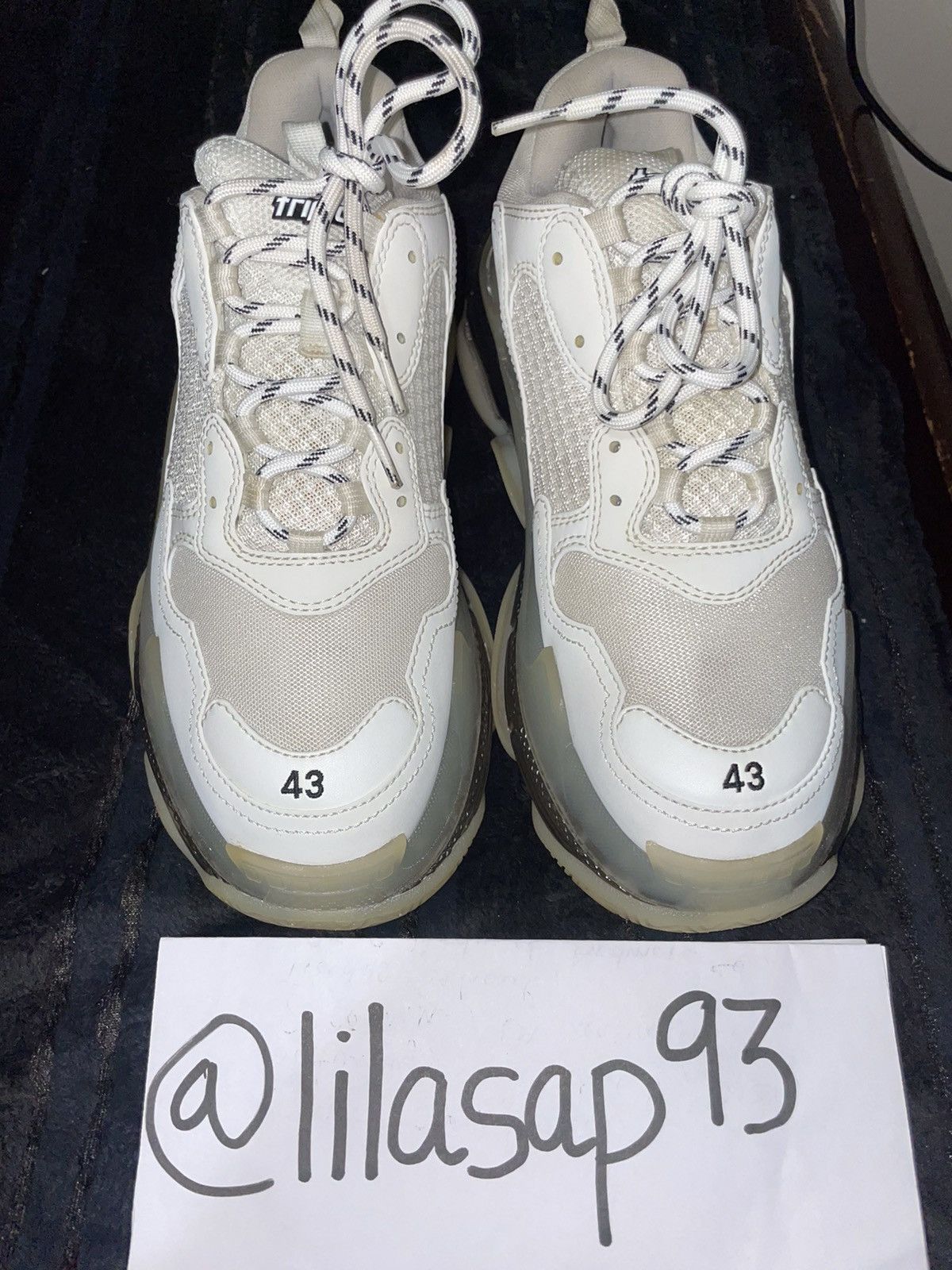 Balenciaga Balenciaga Triple S Clear Sole Size US 10 / EU 43 - 1 Thumbnail