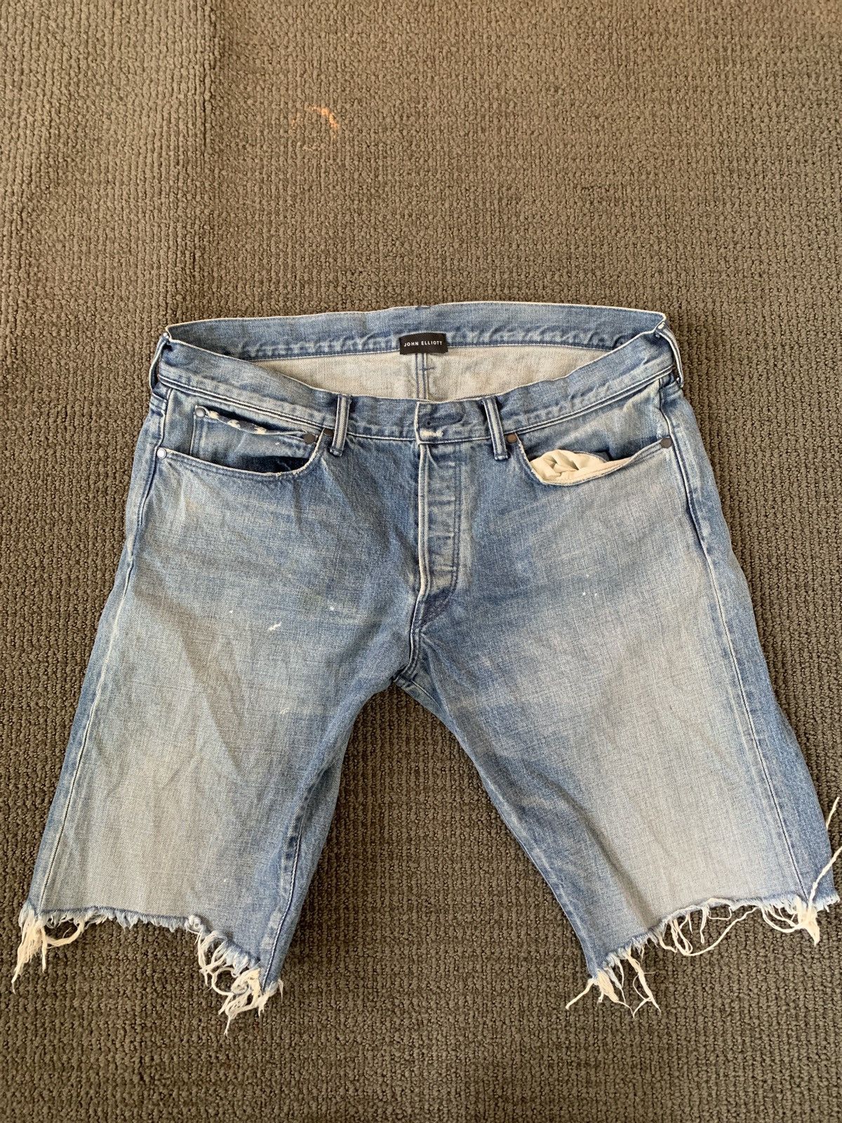 John Elliott John Elliot denim shorts Size US 36 / EU 52 - 1 Thumbnail