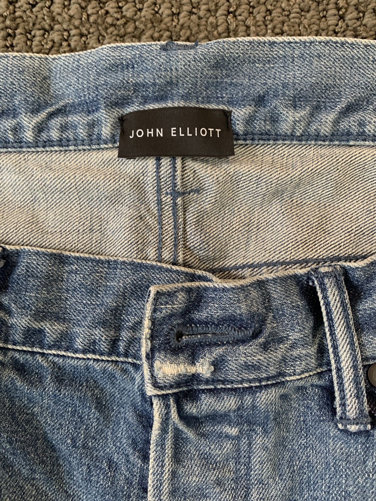John Elliott John Elliot denim shorts Size US 36 / EU 52 - 2 Thumbnail